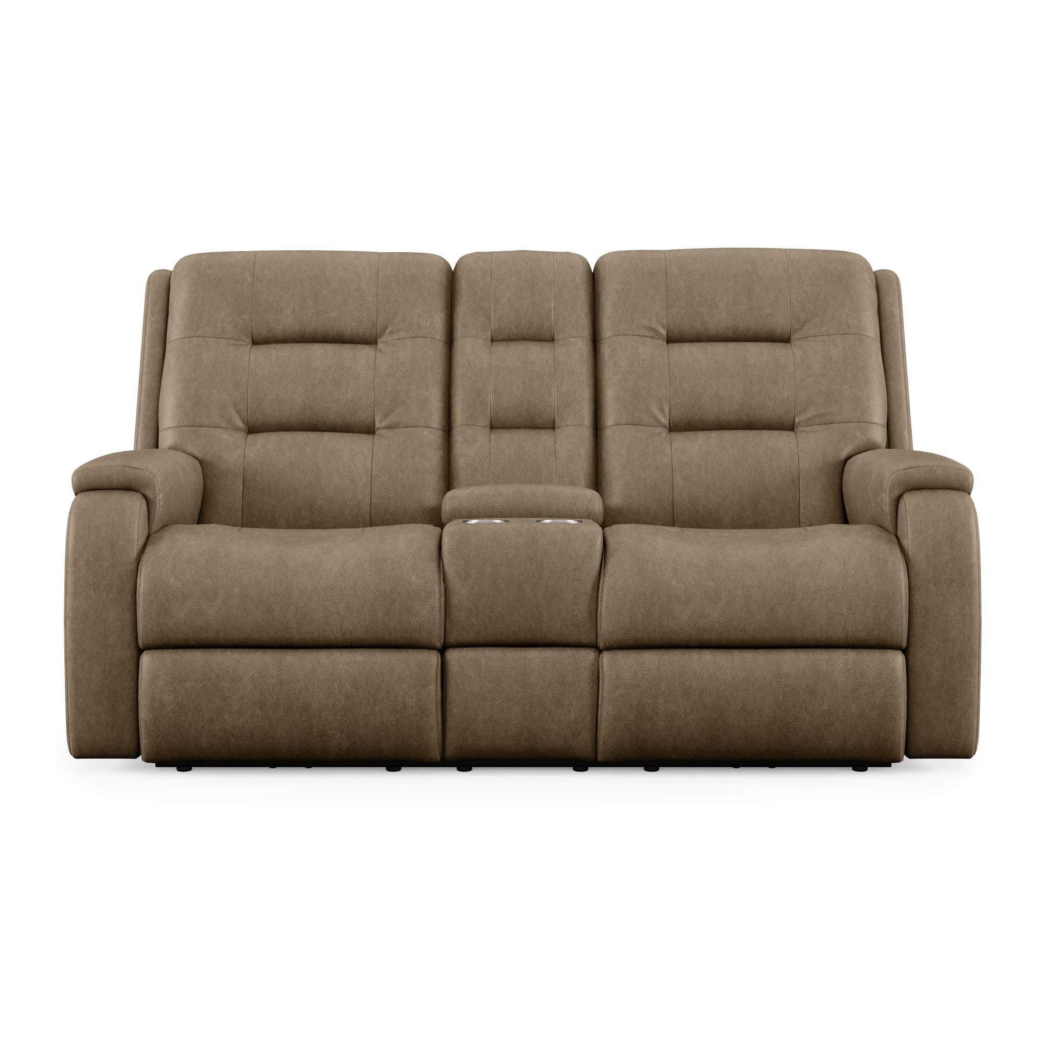 Arlo Leather Power Reclining Loveseat with Console & Power Headrests 3 Arlo Leather Power Reclining Loveseat with Console & Power Headrests