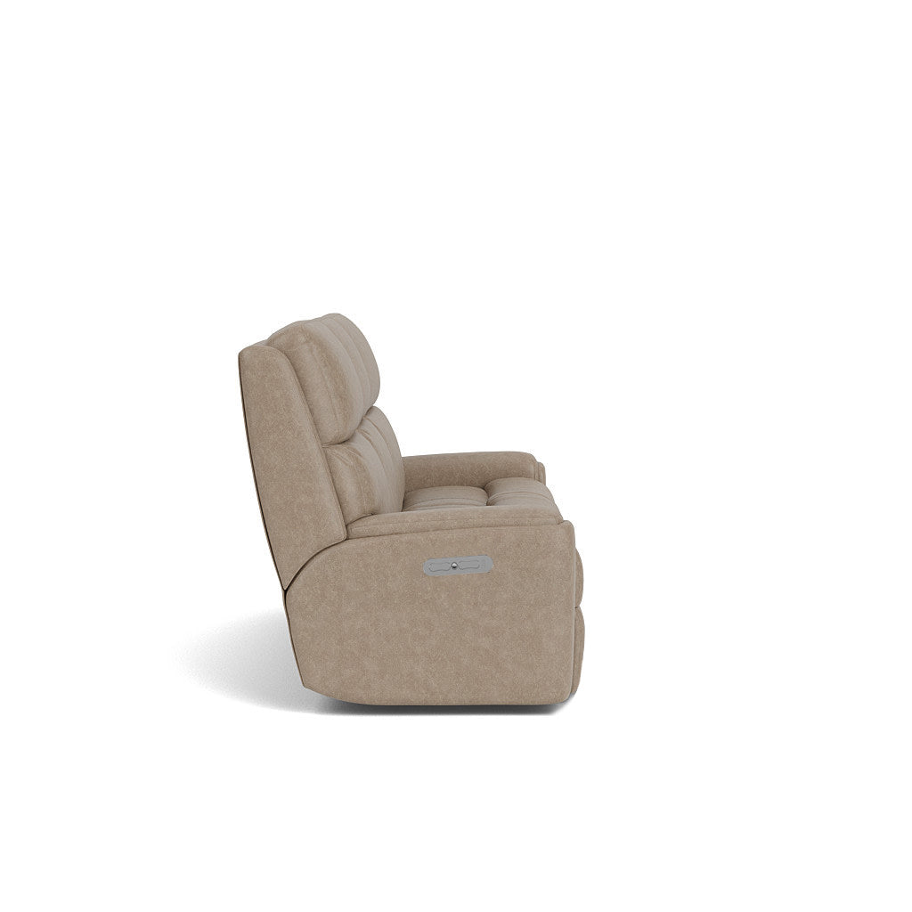 Rio Fabric Power Reclining Sofa with Power Headrests 5 Rio Fabric Power Reclining Sofa with Power Headrests