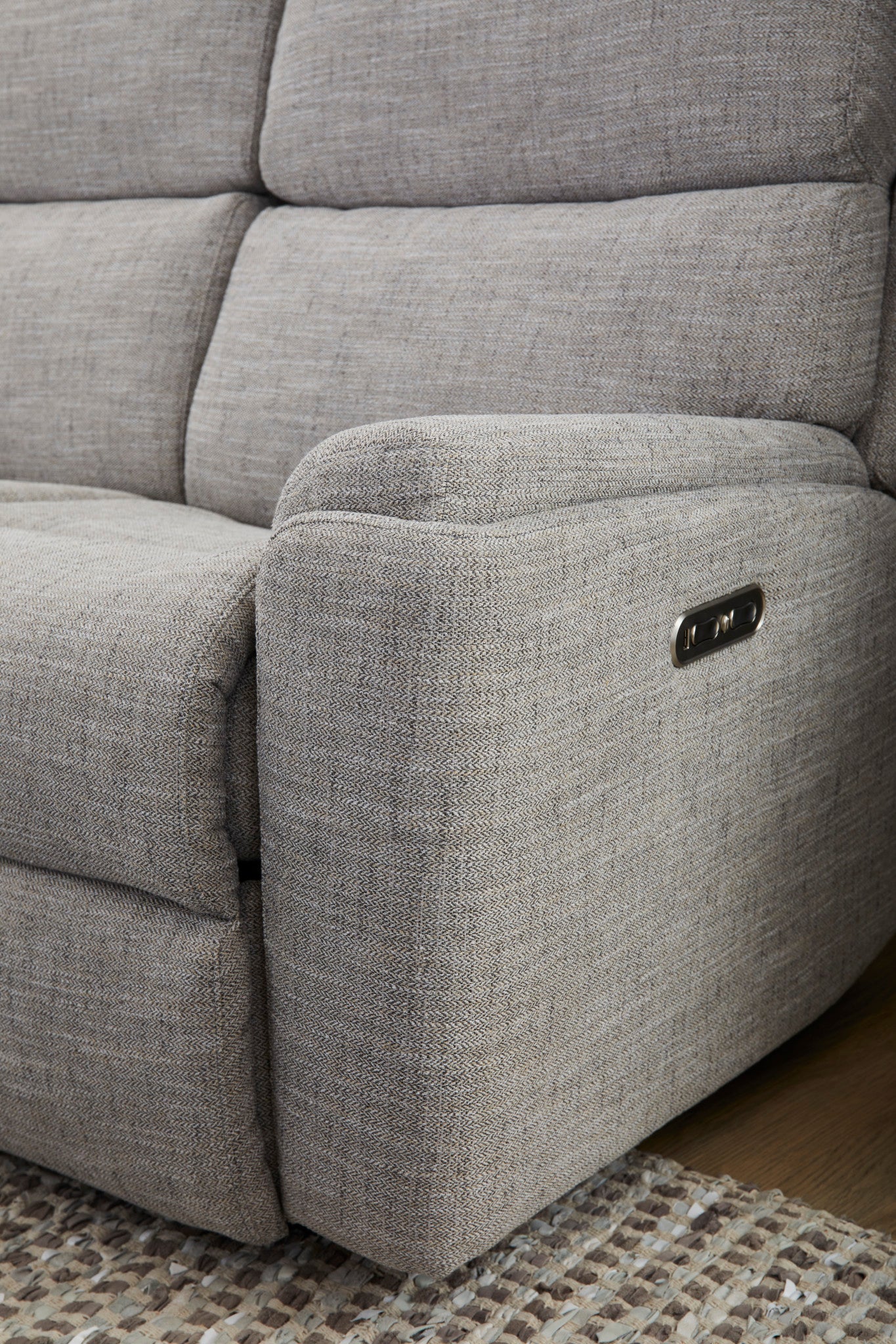 Rio Fabric Power Reclining Sofa with Power Headrests 6 Rio Fabric Power Reclining Sofa with Power Headrests