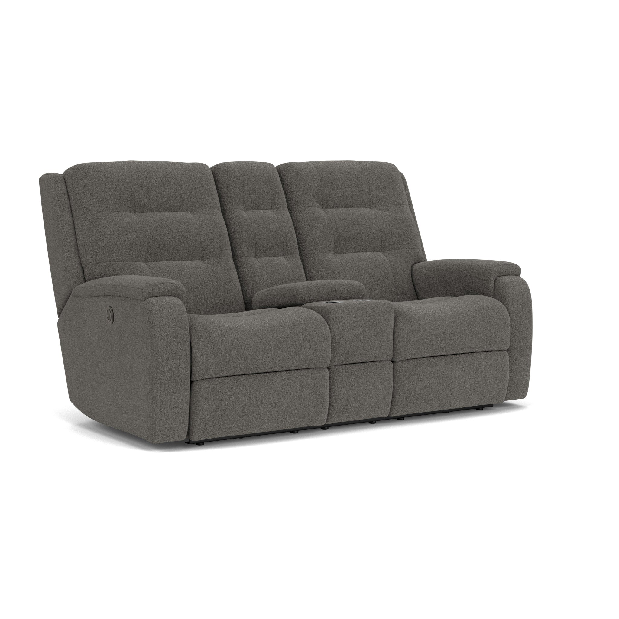 Arlo Fabric Power Reclining Loveseat with Console