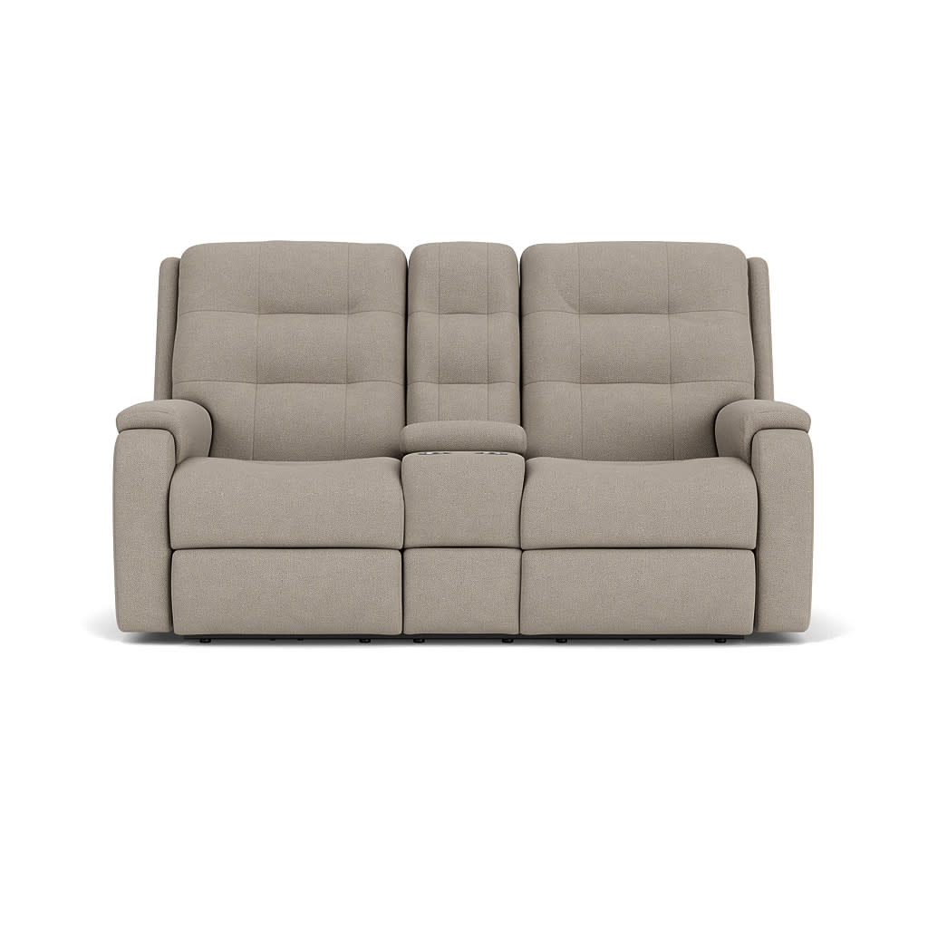 Arlo Fabric Power Reclining Loveseat with Console & Power Headrests & Lumbar 3 Arlo Fabric Power Reclining Loveseat with Console & Power Headrests & Lumbar
