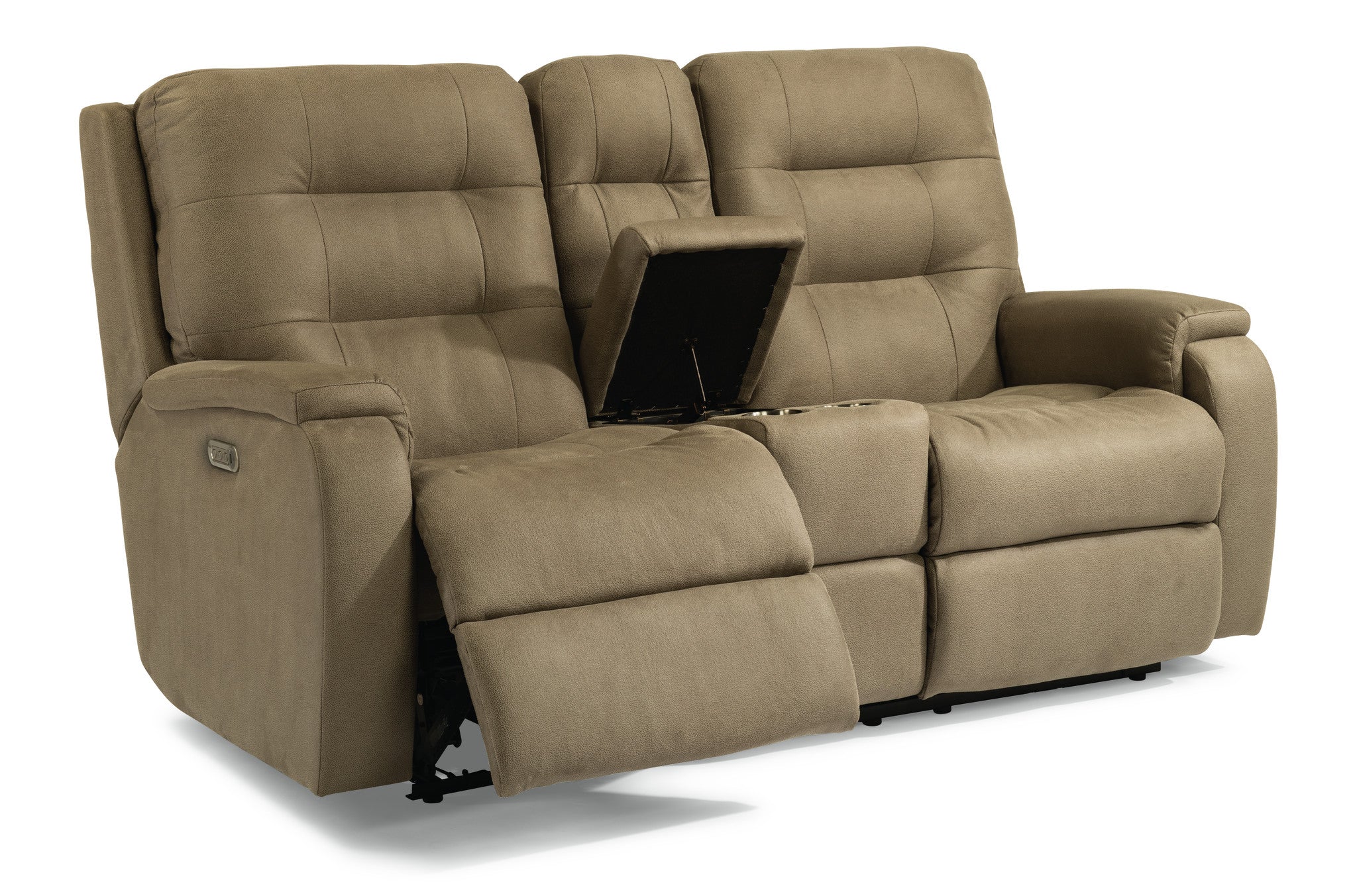 Arlo Fabric Power Reclining Loveseat with Console & Power Headrests & Lumbar 6 Arlo Fabric Power Reclining Loveseat with Console & Power Headrests & Lumbar