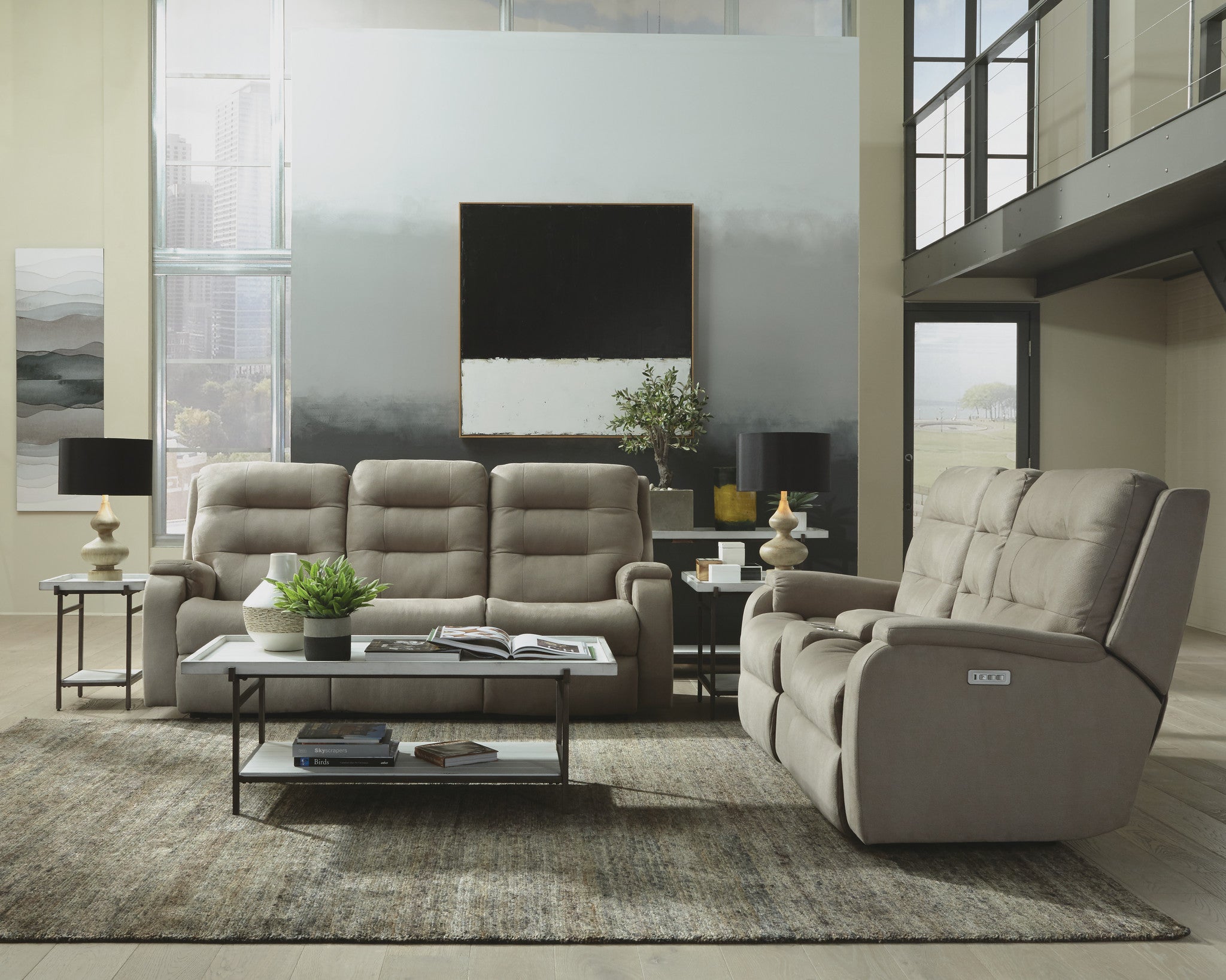 Arlo Fabric Power Reclining Loveseat with Console & Power Headrests & Lumbar 7 Arlo Fabric Power Reclining Loveseat with Console & Power Headrests & Lumbar