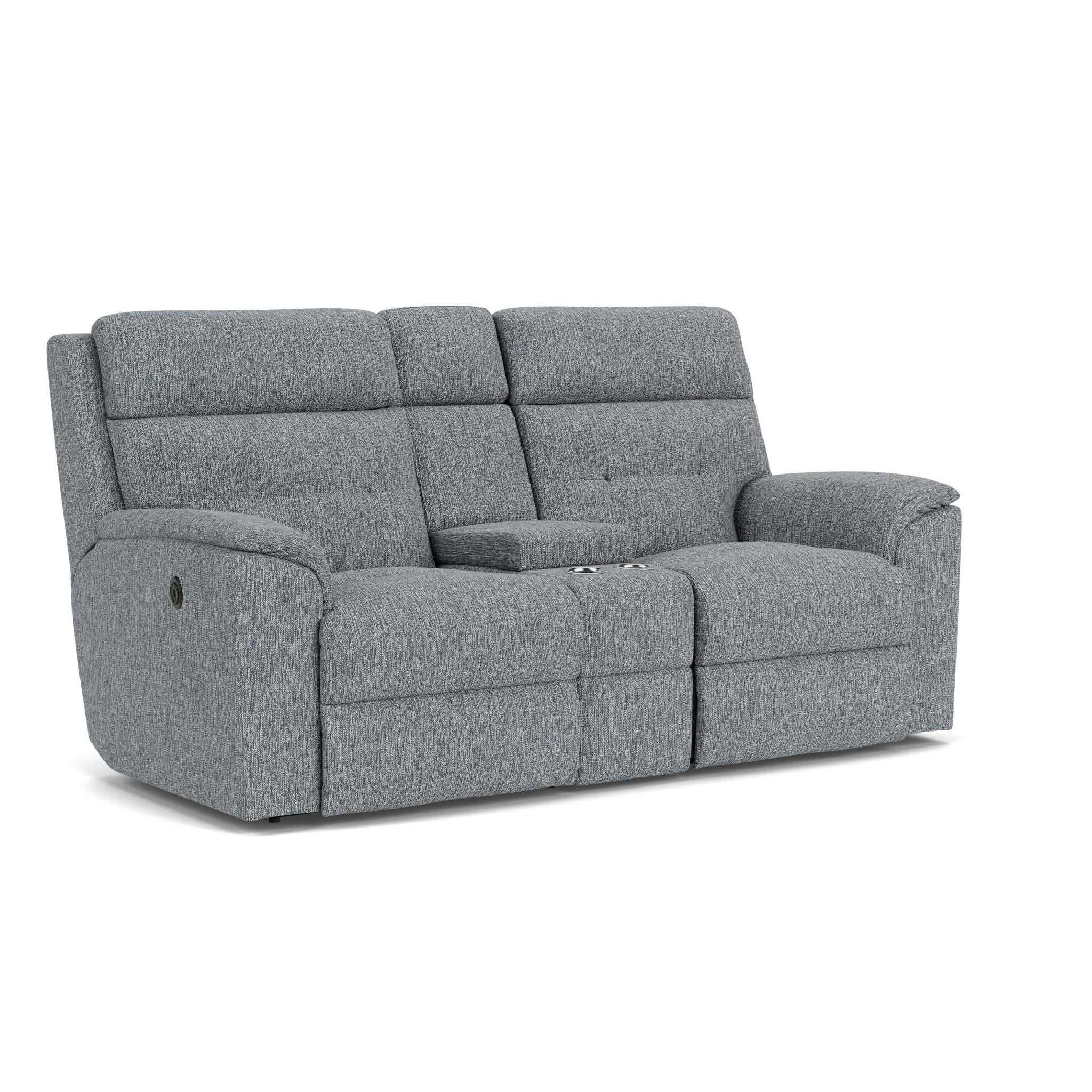Mason Fabric Power Reclining Loveseat with Console