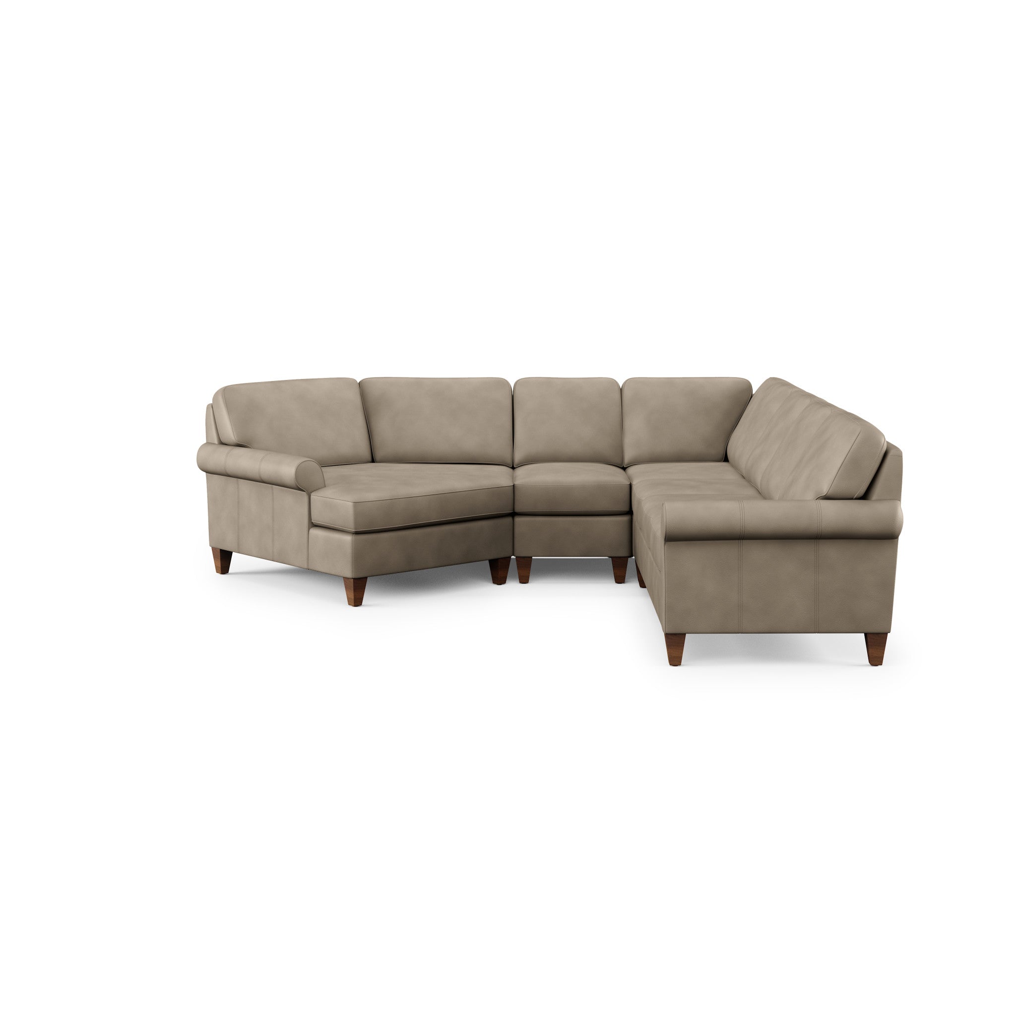 Westside Leather Sectional 3 Westside Leather Sectional