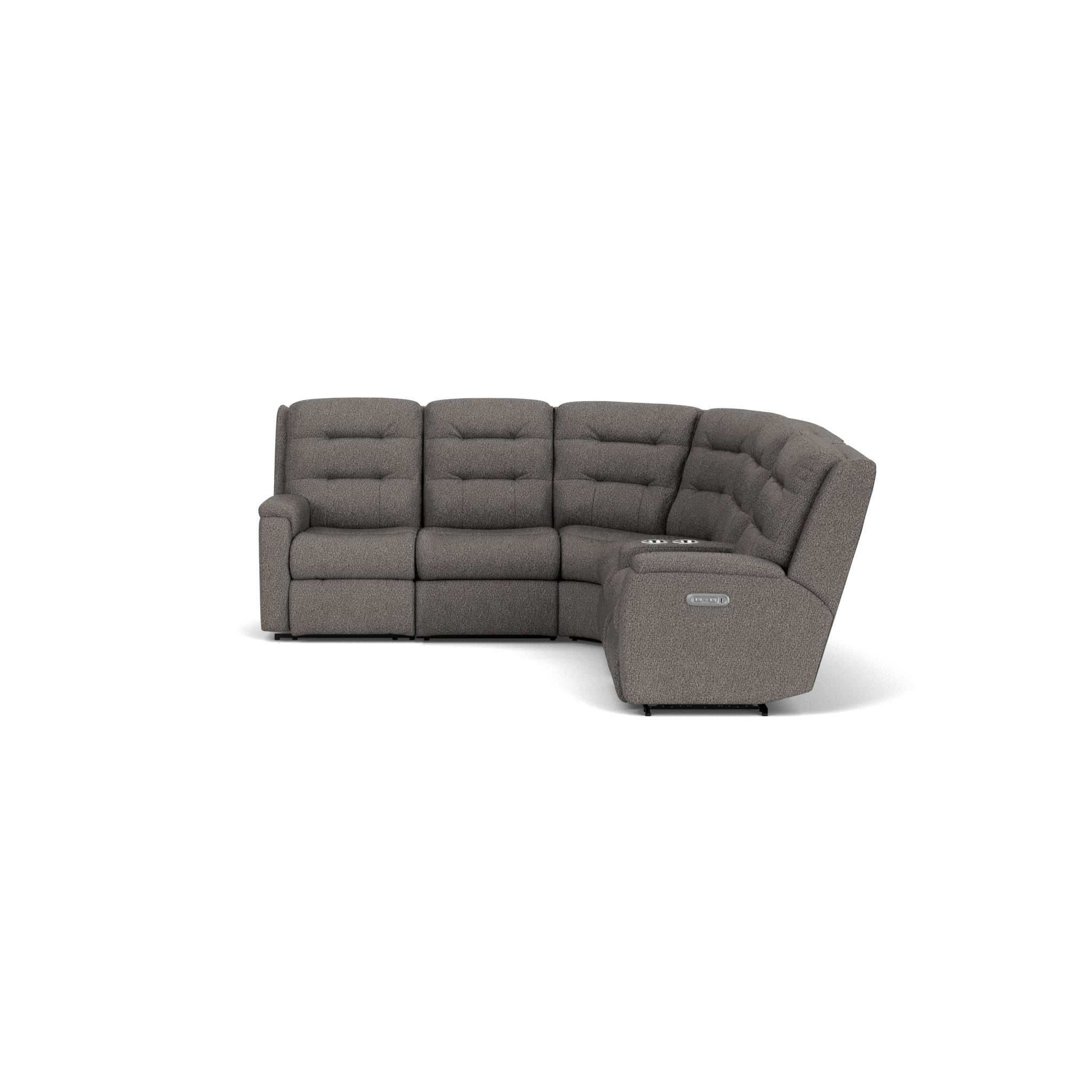 Arlo Fabric Power Reclining Sectional with Power Headrests 3 Arlo Fabric Power Reclining Sectional with Power Headrests