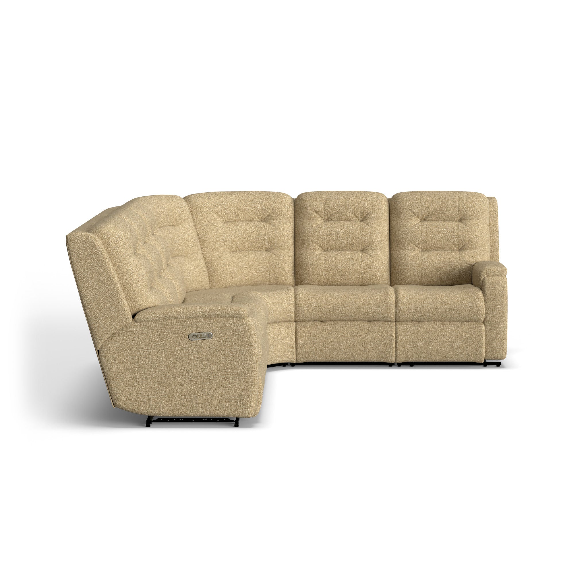 Arlo Fabric Power Reclining Sectional with Power Headrests 4 Arlo Fabric Power Reclining Sectional with Power Headrests