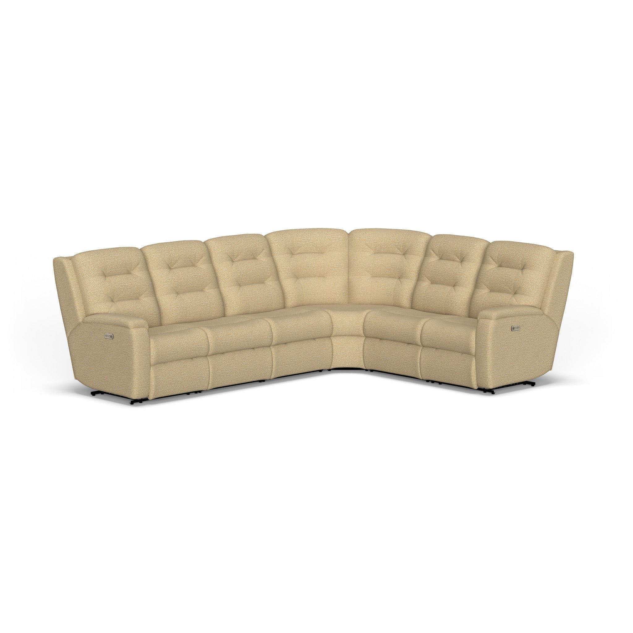 Arlo Fabric Power Reclining Sectional with Power Headrests 5 Arlo Fabric Power Reclining Sectional with Power Headrests