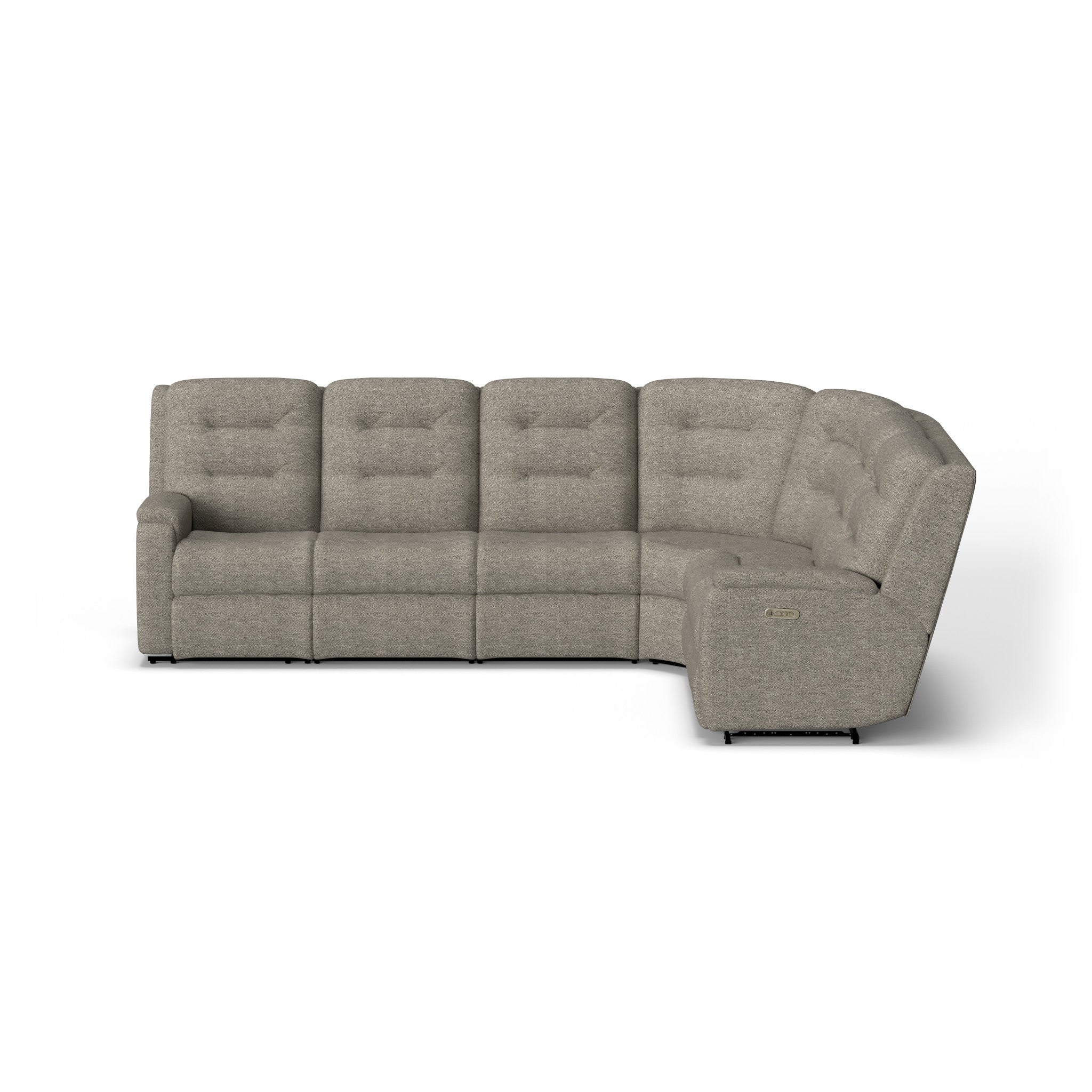Arlo Fabric Power Reclining Sectional with Power Headrests 7 Arlo Fabric Power Reclining Sectional with Power Headrests