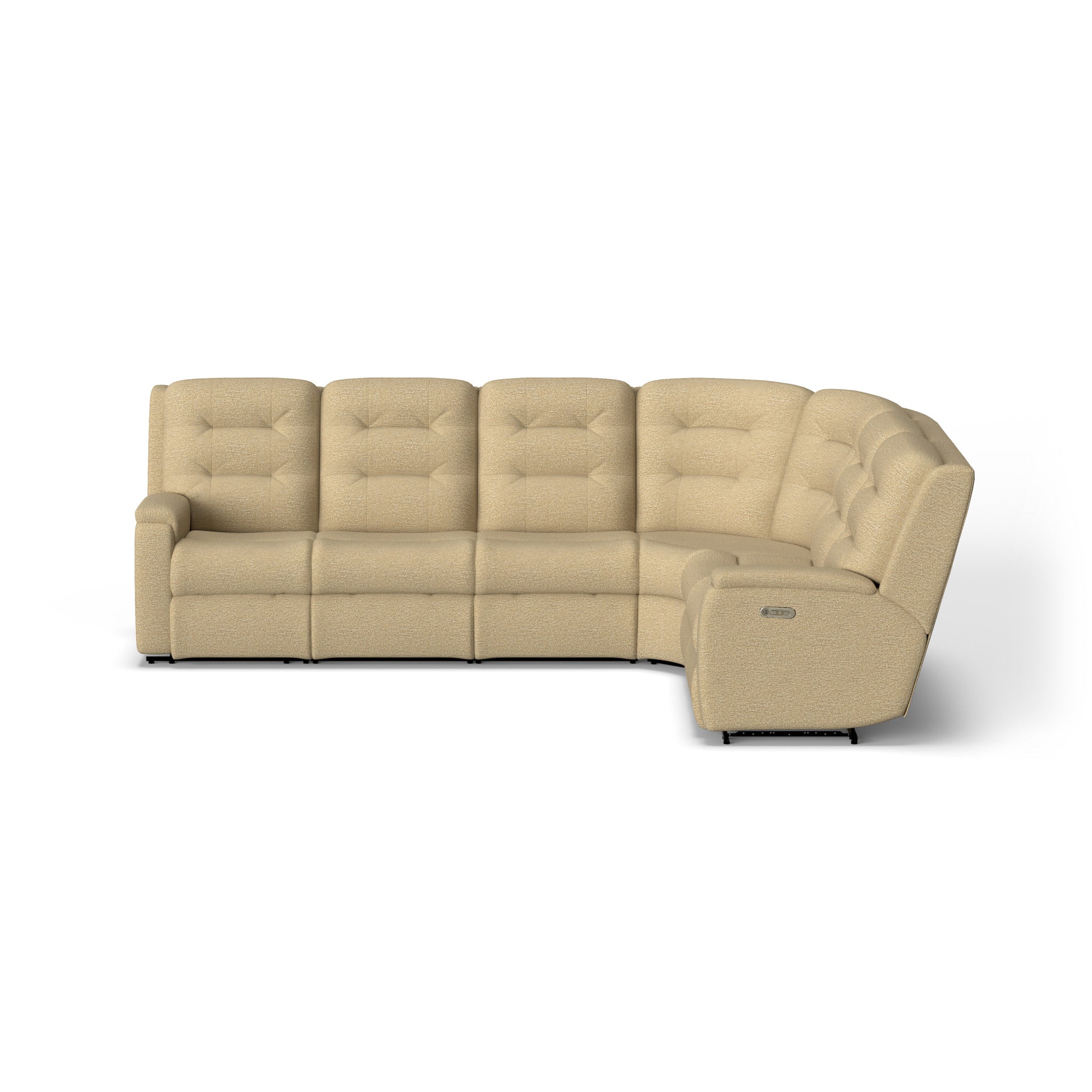 Arlo Fabric Power Reclining Sectional with Power Headrests 8 Arlo Fabric Power Reclining Sectional with Power Headrests
