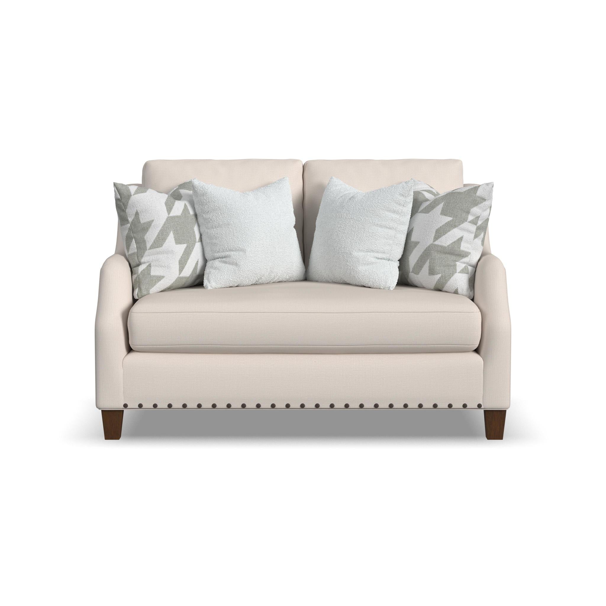 Gianna Fabric Bench Loveseat 4 Gianna Fabric Bench Loveseat