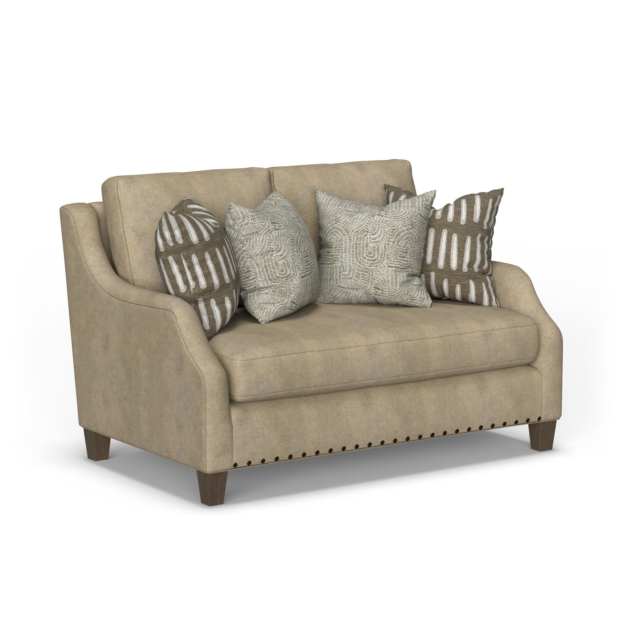 Gianna Fabric Bench Loveseat 6 Gianna Fabric Bench Loveseat