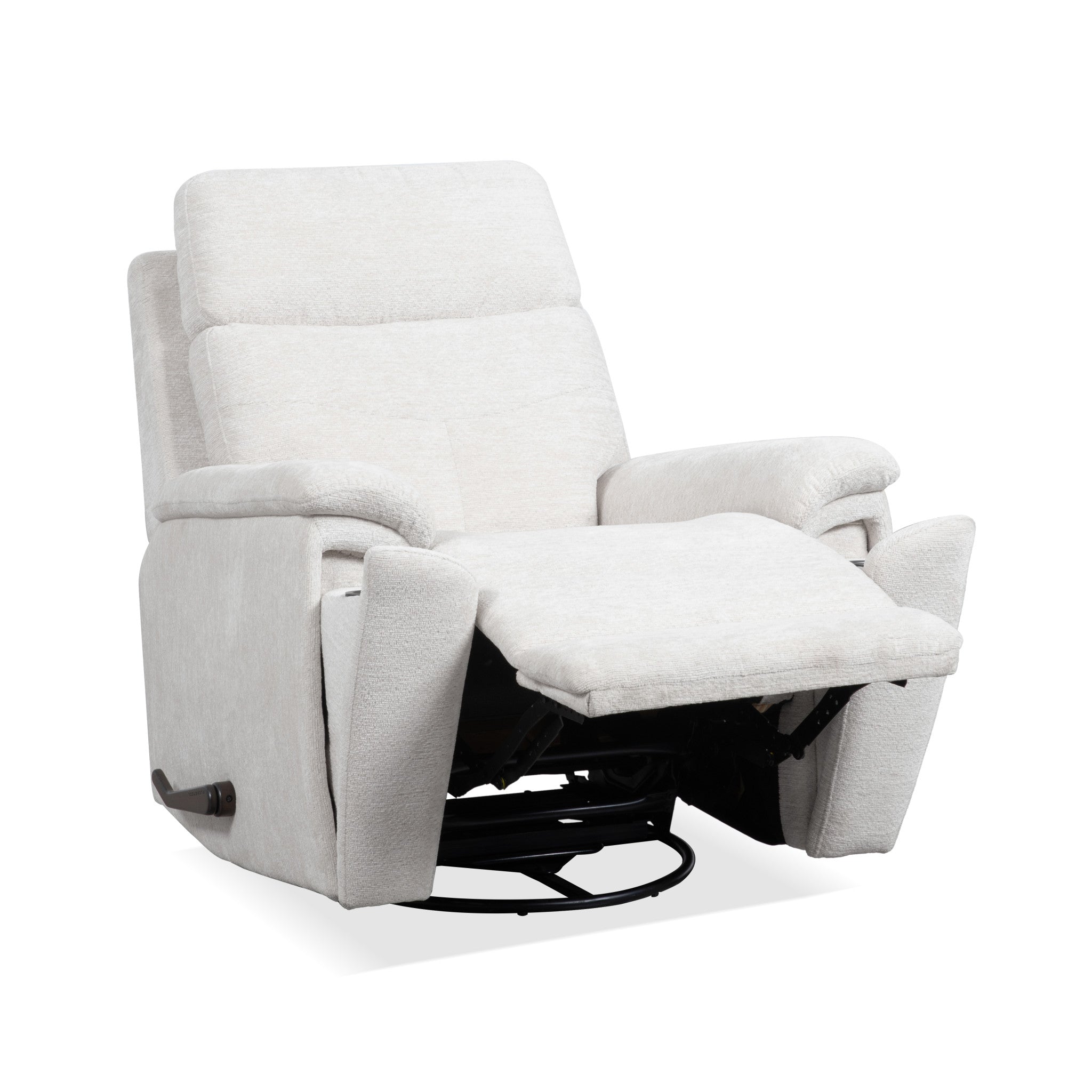 Refined Fabric Swivel Gliding Recliner 10 Refined Fabric Swivel Gliding Recliner