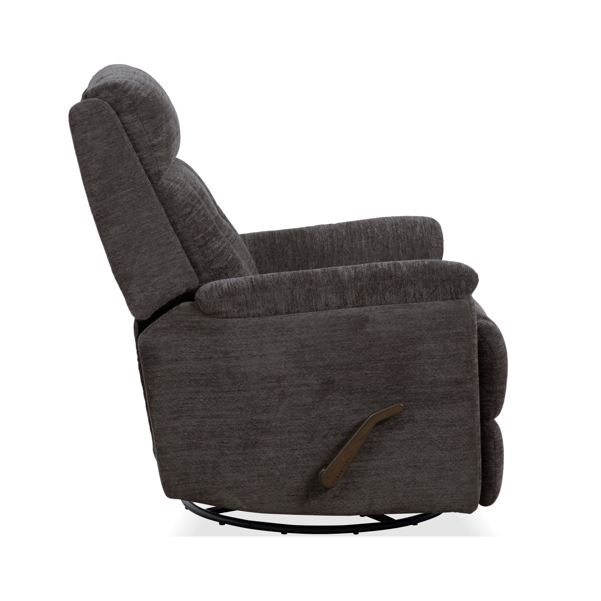Sophisticated Fabric Swivel Gliding Recliner 4 Sophisticated Fabric Swivel Gliding Recliner
