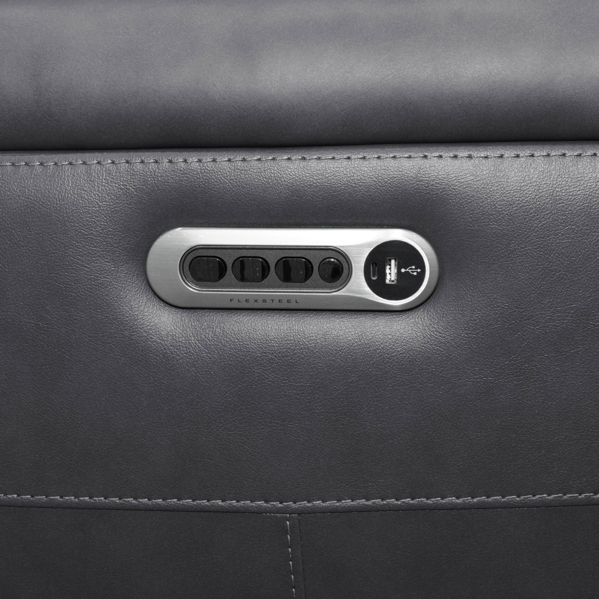 Amelia Charcoal Leather Slumberland Exclusive 14 Amelia Charcoal Leather Slumberland Exclusive