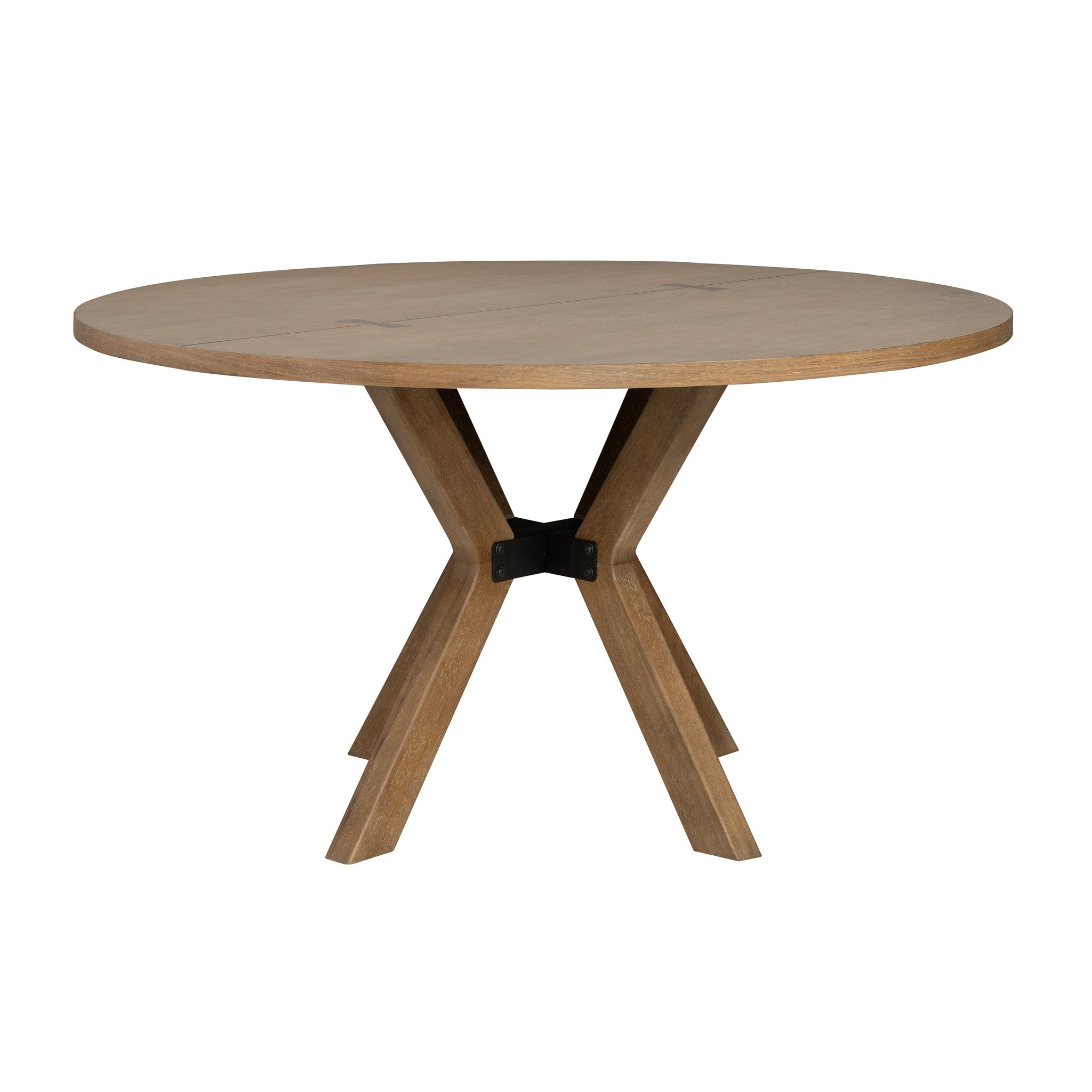 Millwork Brown Round Dining Table 4 Millwork Brown Round Dining Table