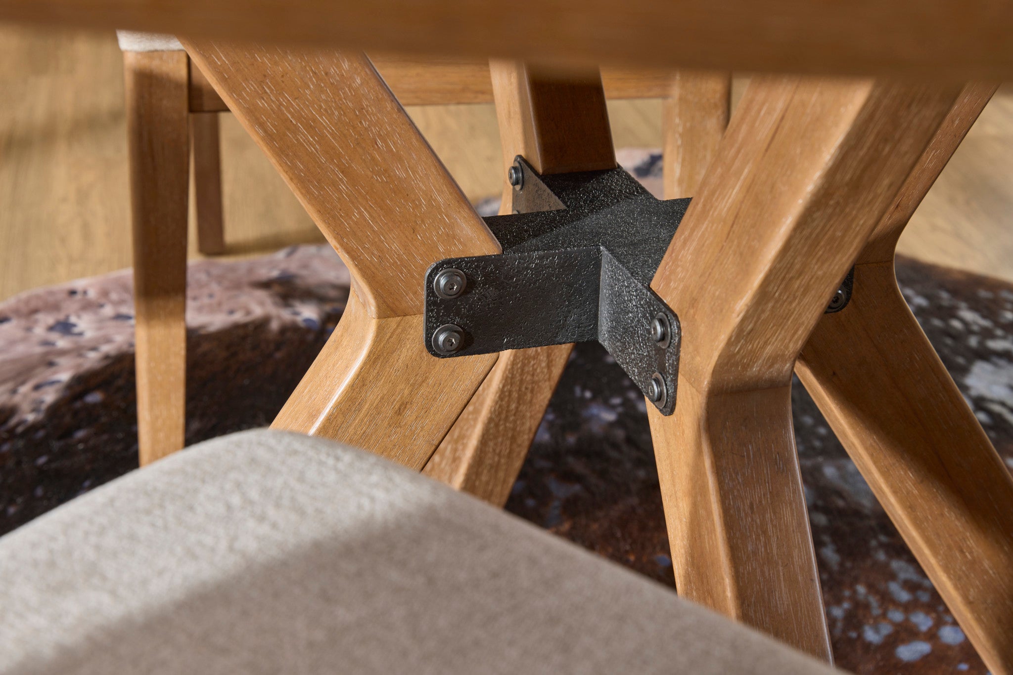 Millwork Brown Round Dining Table 8 Millwork Brown Round Dining Table