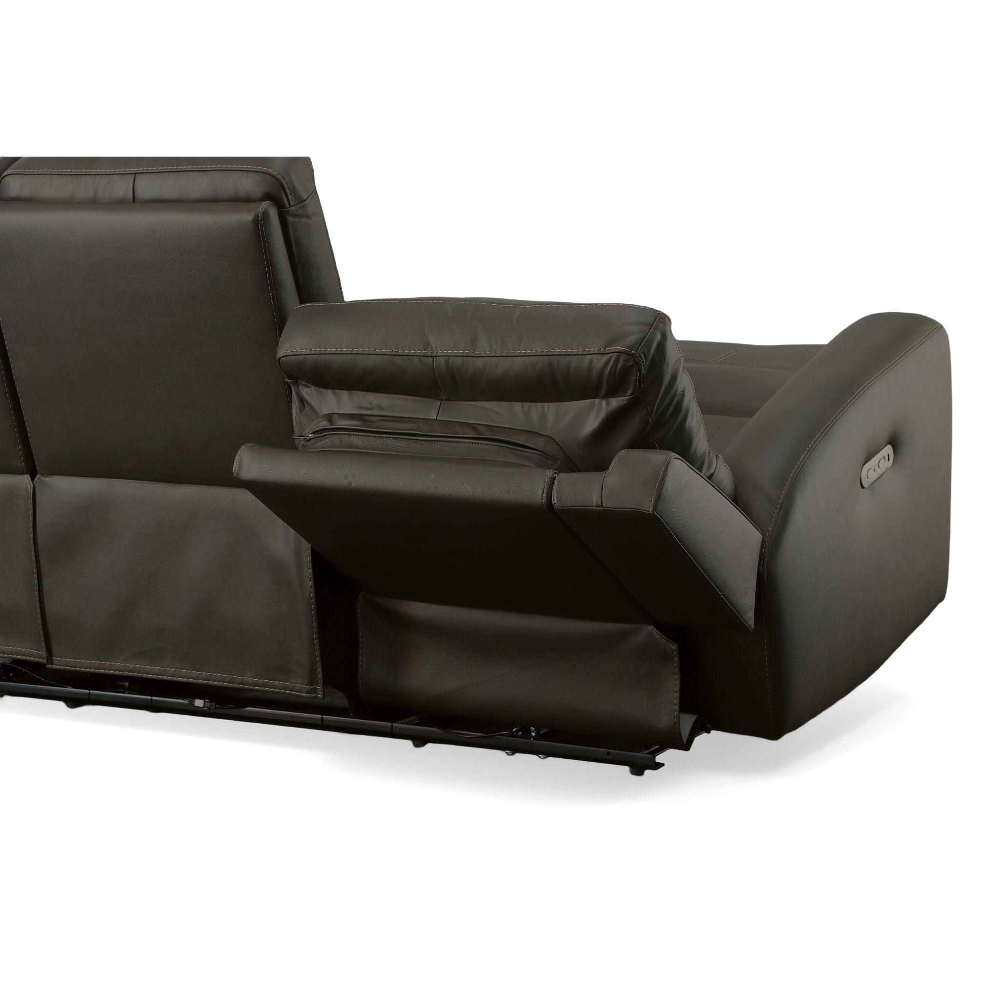 Jarvis Mica Leather Power Reclining Sofa with Power Headrests 9 Jarvis Mica Leather Power Reclining Sofa with Power Headrests