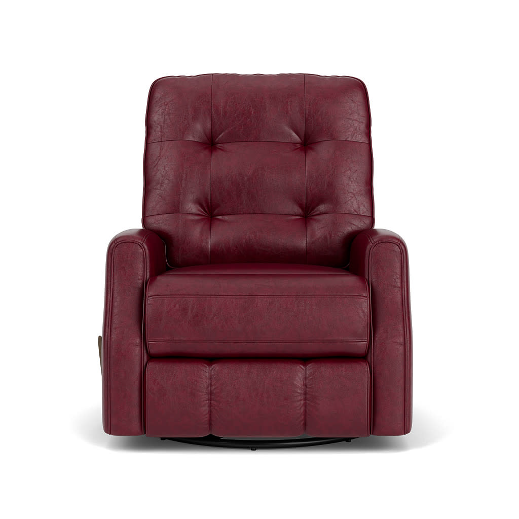 Devon Leather Swivel Gliding Recliner 6 Devon Leather Swivel Gliding Recliner