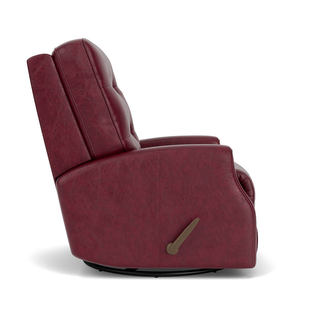 Devon Leather Swivel Gliding Recliner 8 Devon Leather Swivel Gliding Recliner