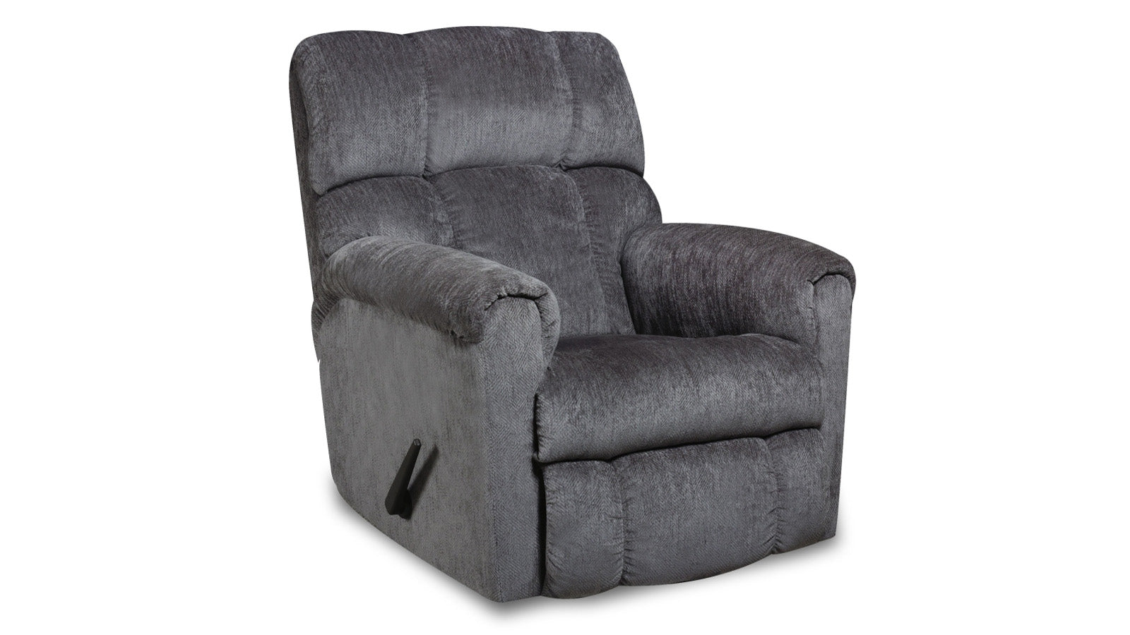 GREY MANUAL ROCKER RECLINER