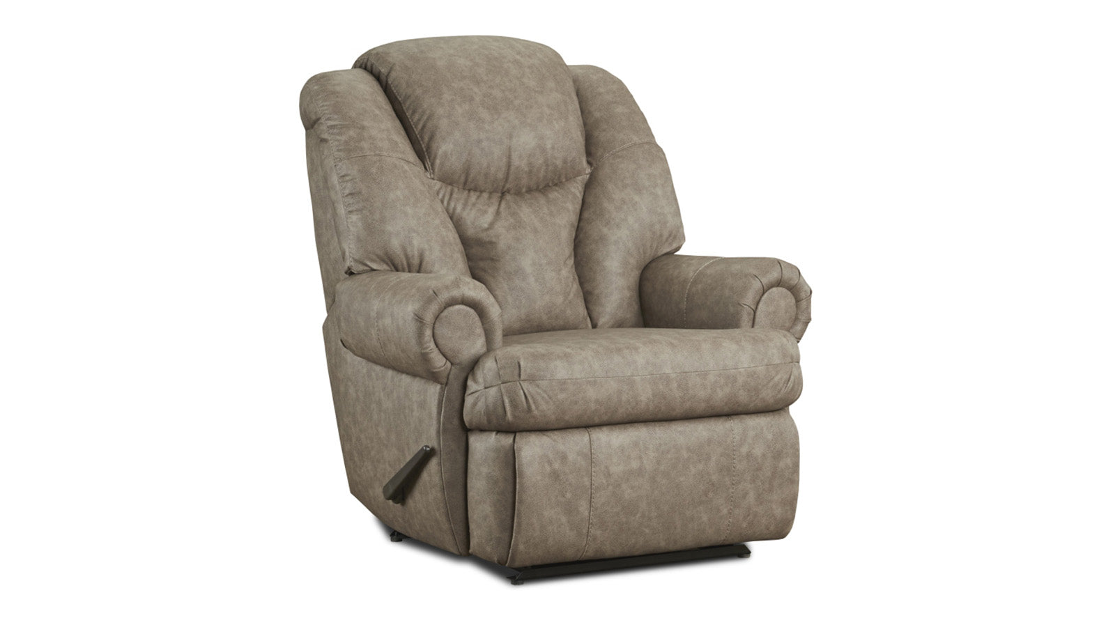 KING COMFORT TAUPE RECLINER