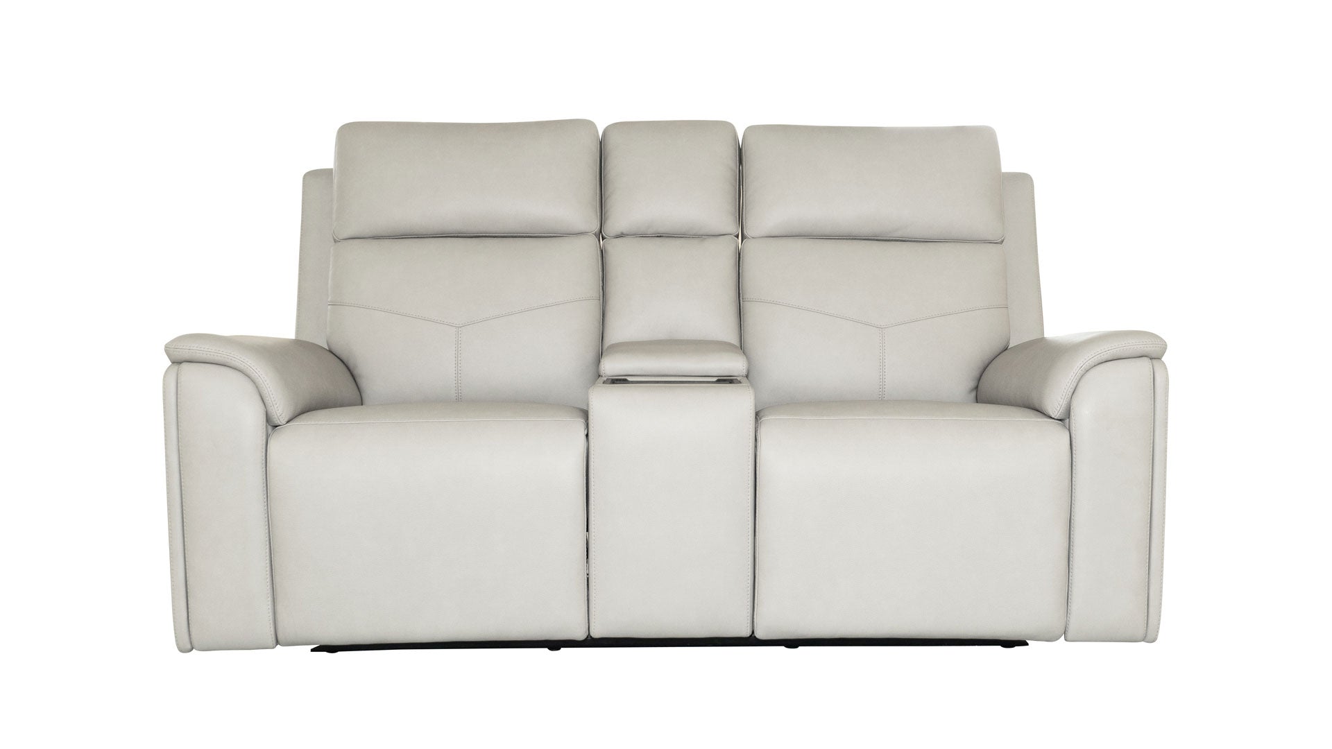 Thunderbird Dove Gray P5 Power Reclining Loveseat w/Massage, Heat, Lumbar, & Pillow Tilt