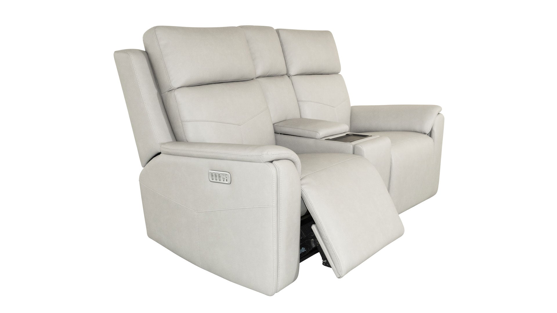 Thunderbird Dove Gray P5 Power Reclining Loveseat w/Massage, Heat, Lumbar, & Pillow Tilt 3 Thunderbird Dove Gray P5 Power Reclining Loveseat w/Massage, Heat, Lumbar, & Pillow Tilt