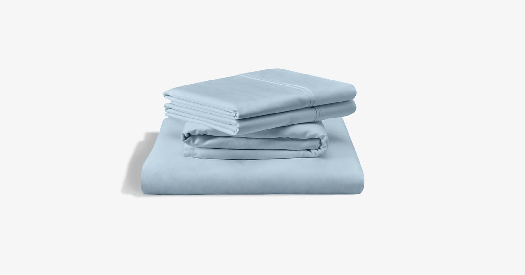 Twin Extra Long Tempurpedic Sleepy Blue Egyptian Cotton Sheet Set