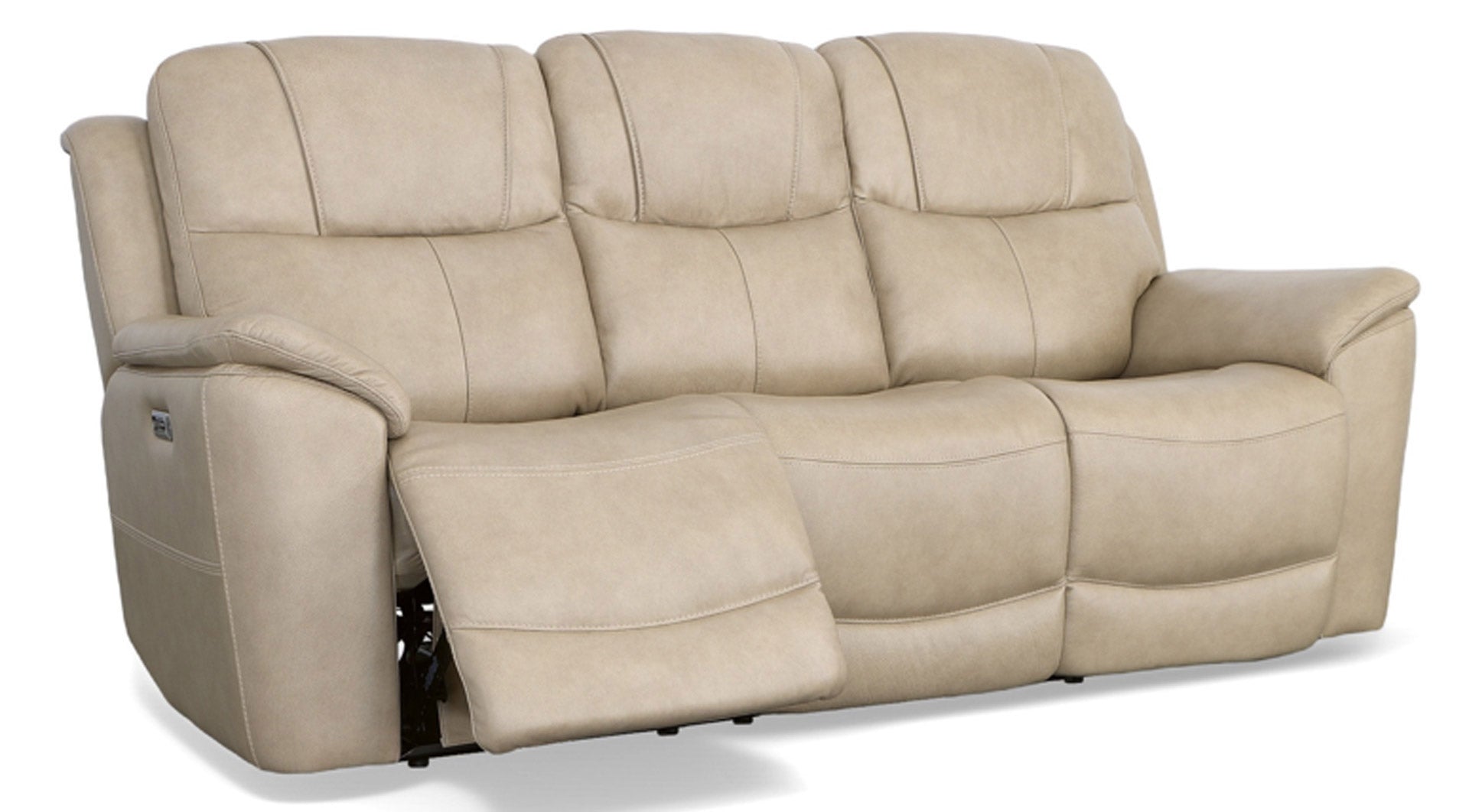Adobe Leather P3 Power Reclining Sofa with Power Headrest 5 3 Pc Adobe Pebblestone Leather P3 Power Reclining Set