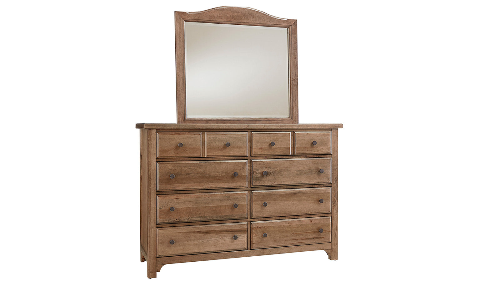 3 Pc Cool Farmhouse King Bedroom Set (King Bed, Nightstand, & Dresser/Mirror)