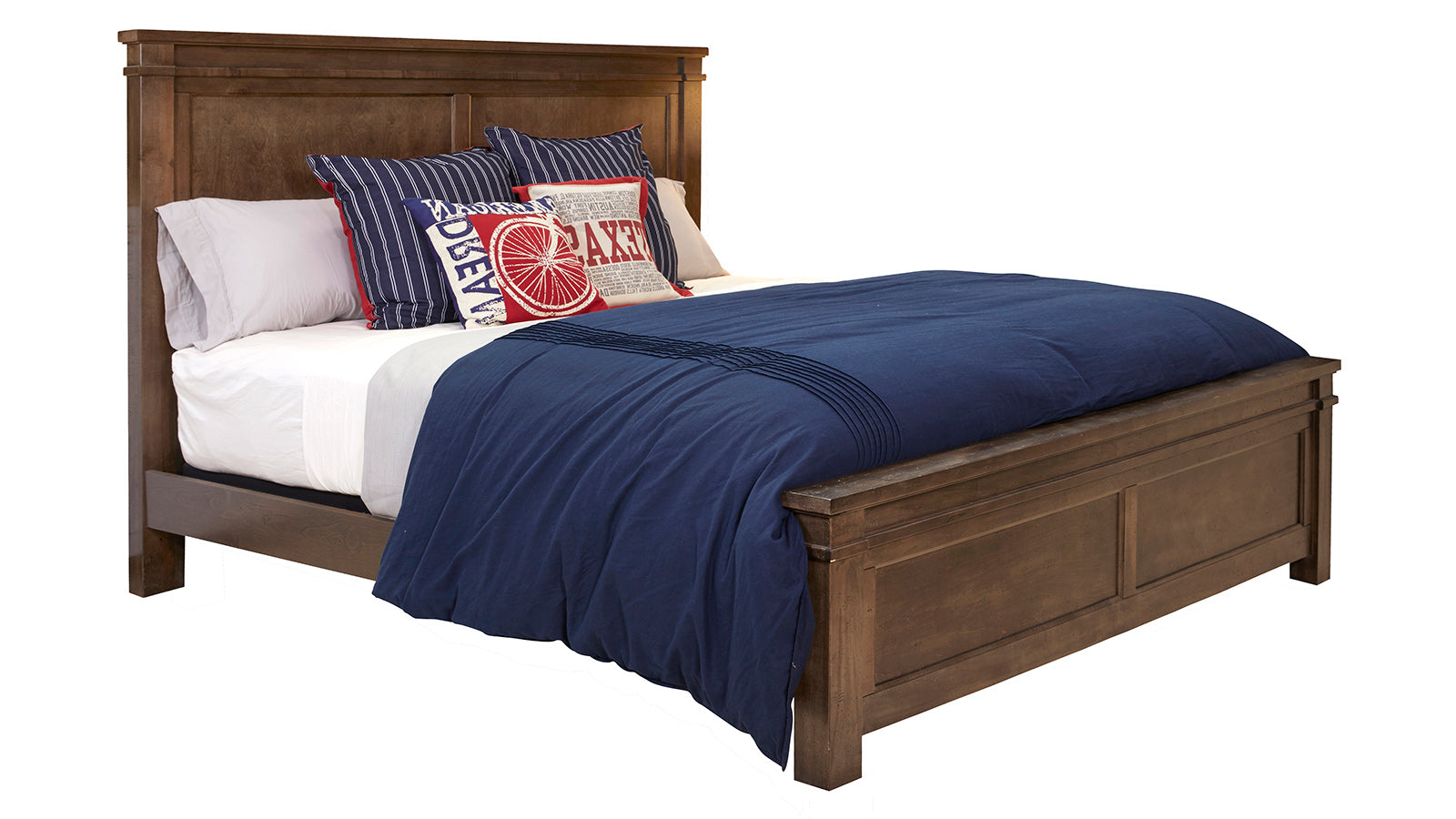 3 Pc Mansion Queen Bedroom Set (Queen Bed, Dresser/Mirror, & Nightstand)