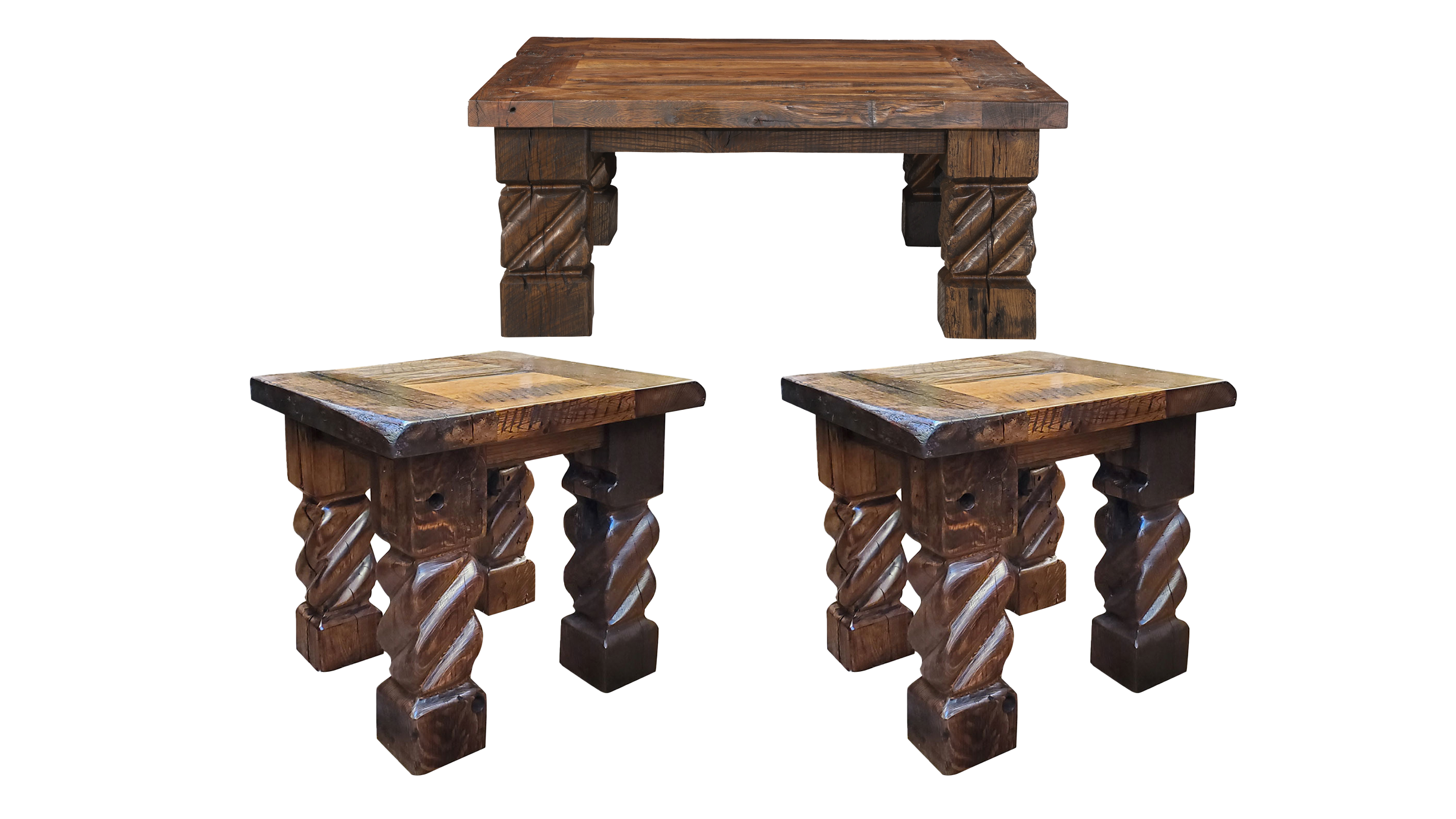 3 Pc Richmond Cocktail & End Table Set