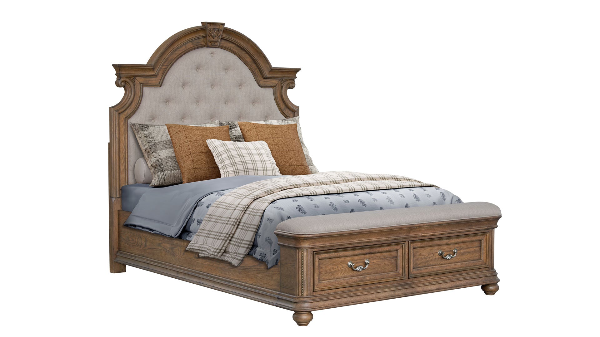 3 Pc Tanglewood King Bedroom Set (King Bed, Dresser/Mirror, & Nightstand)