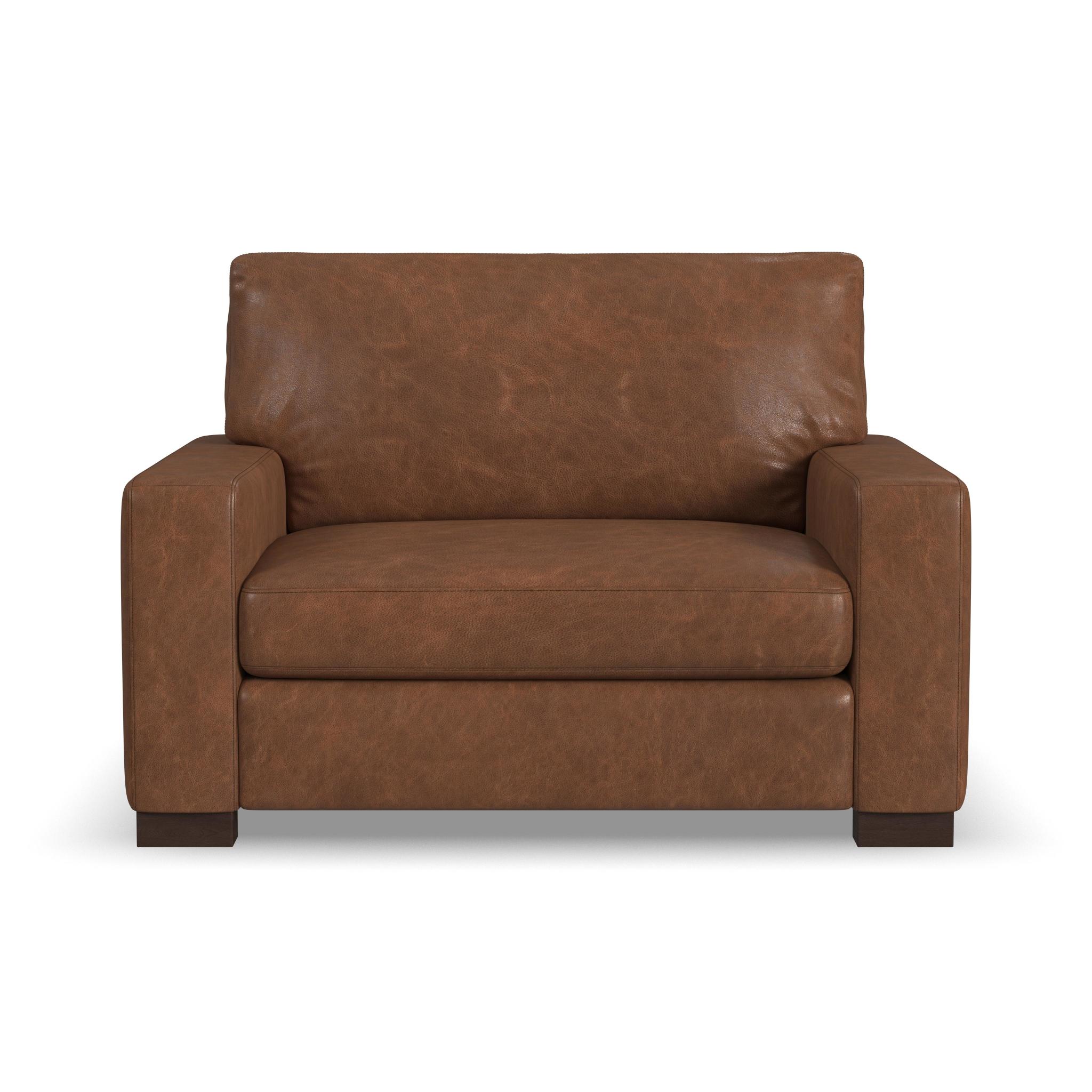 Endurance Chestnut Leather Chair 4 Endurance Chestnut Leather Chair
