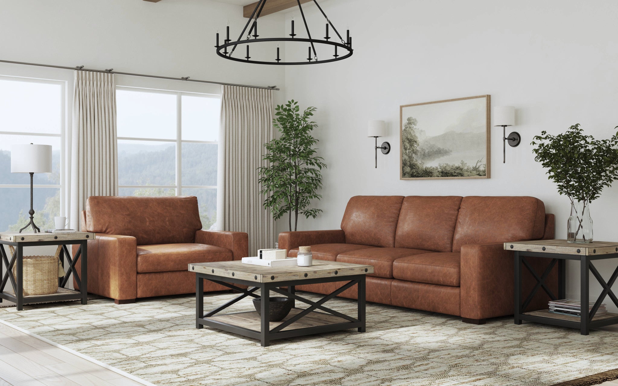 Endurance Chestnut Leather Chair 7 Endurance Chestnut Leather Chair