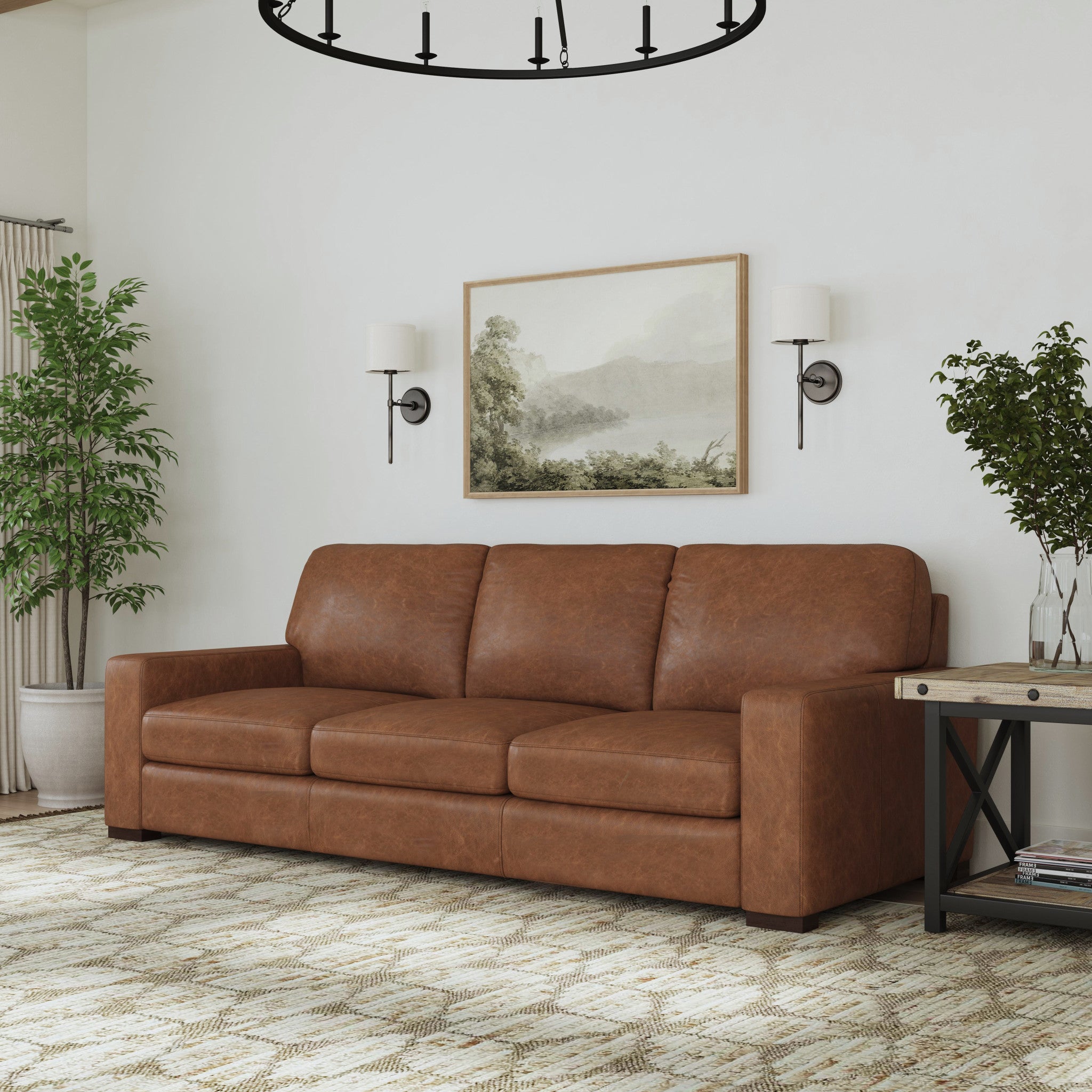 Endurance Chestnut Leather Sofa 8 Endurance Chestnut Leather Sofa