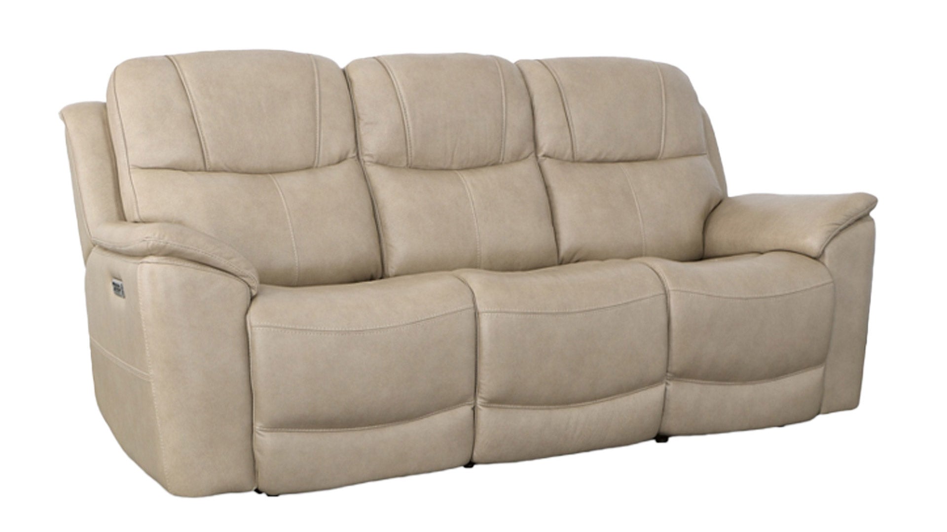 Adobe Leather P3 Power Reclining Sofa with Power Headrest 4 Adobe Leather P3 Power Reclining Sofa with Power Headrest
