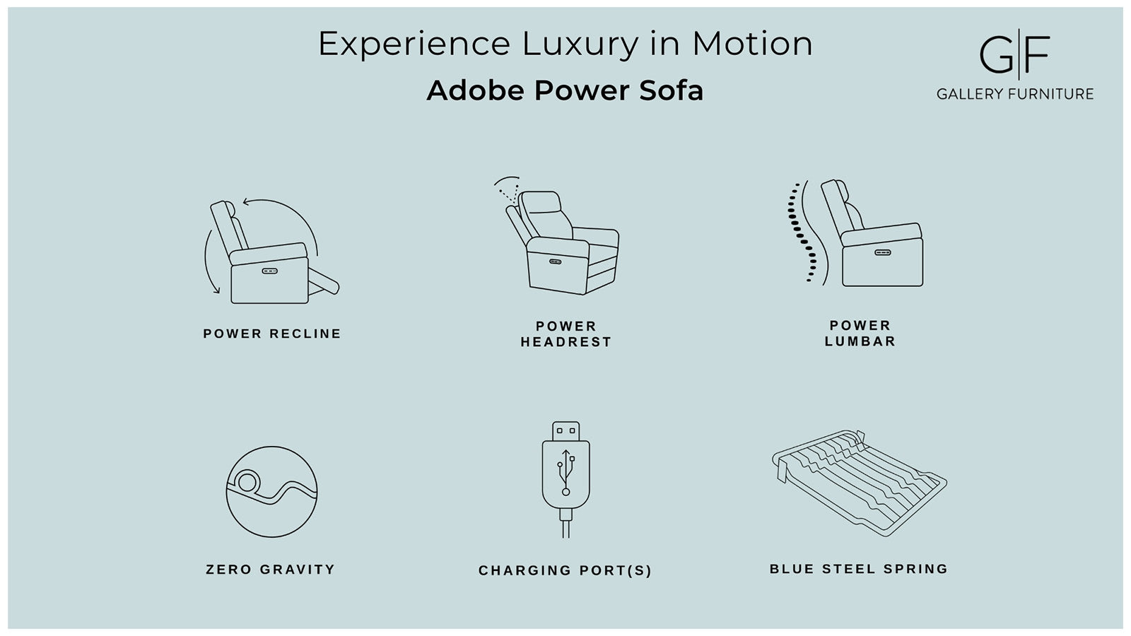 Adobe Leather P3 Power Reclining Sofa with Power Headrest 6 Adobe Leather P3 Power Reclining Sofa with Power Headrest