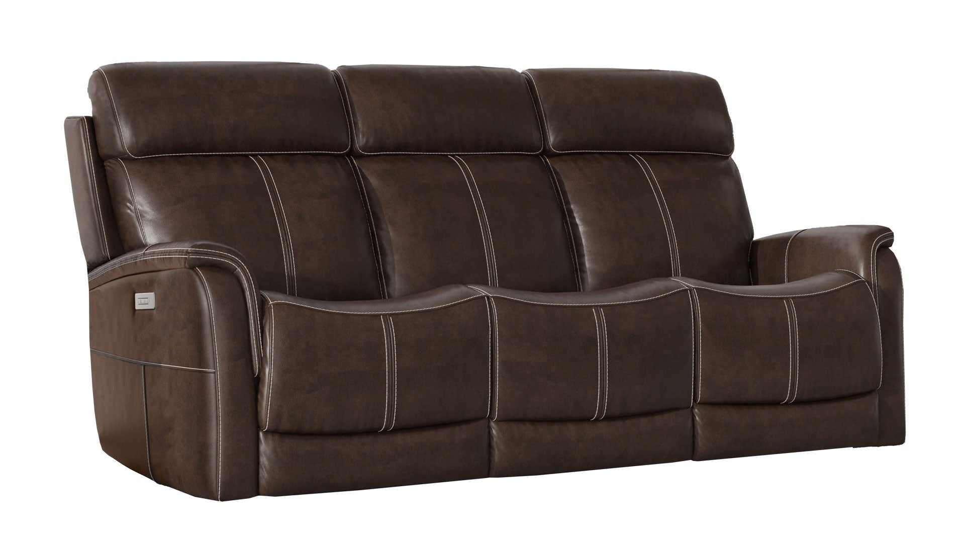 ALL NIGHT LEATHER POWER SOFA
