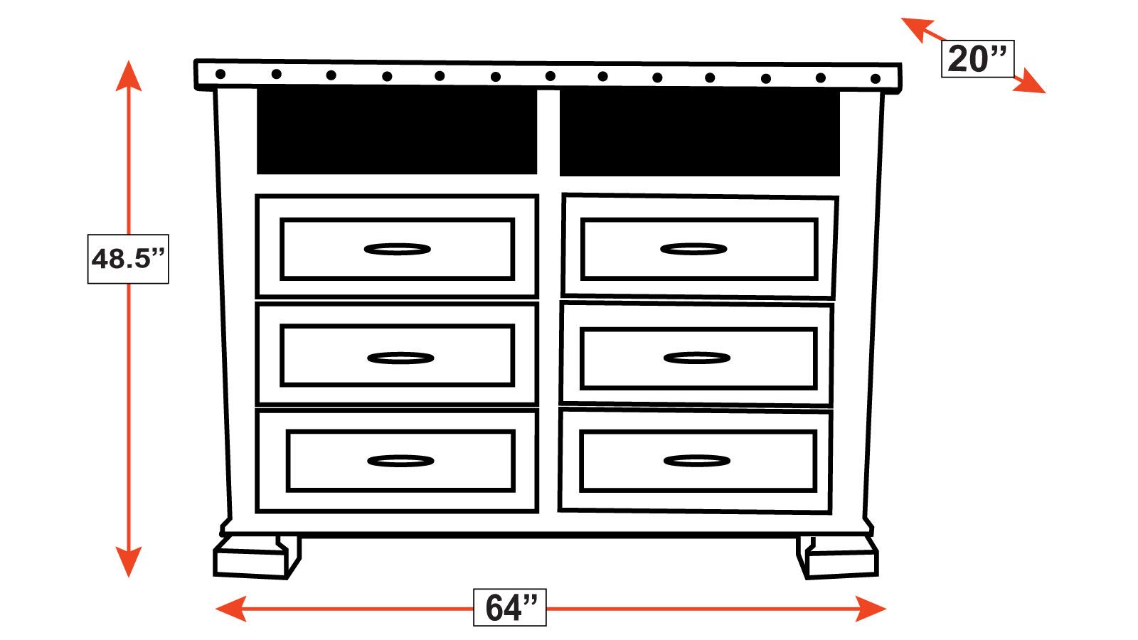 Big Bend Media Chest 3 Big Bend Media Chest