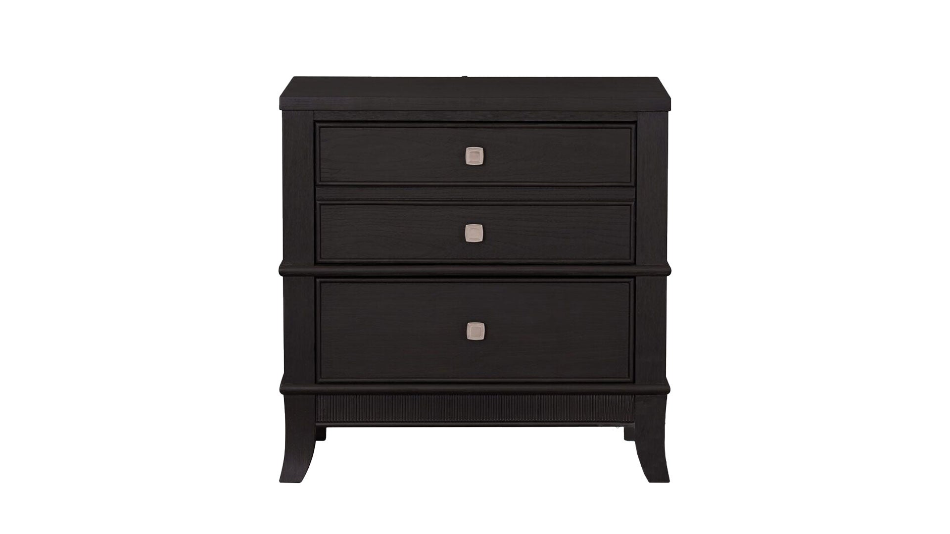 BURTON BLACK NIGHTSTAND
