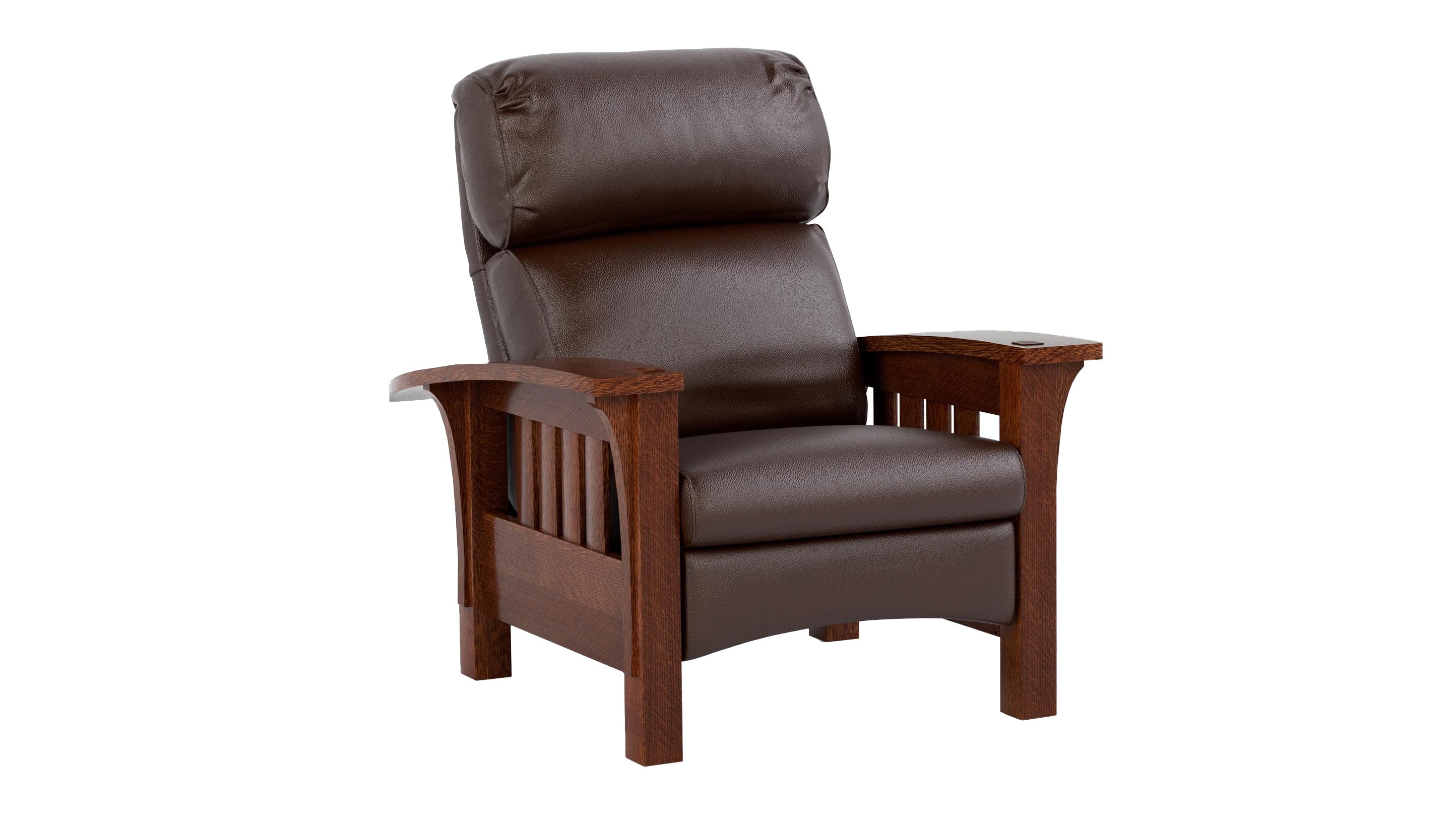 Bustle Back Bow Arm Morris Recliner