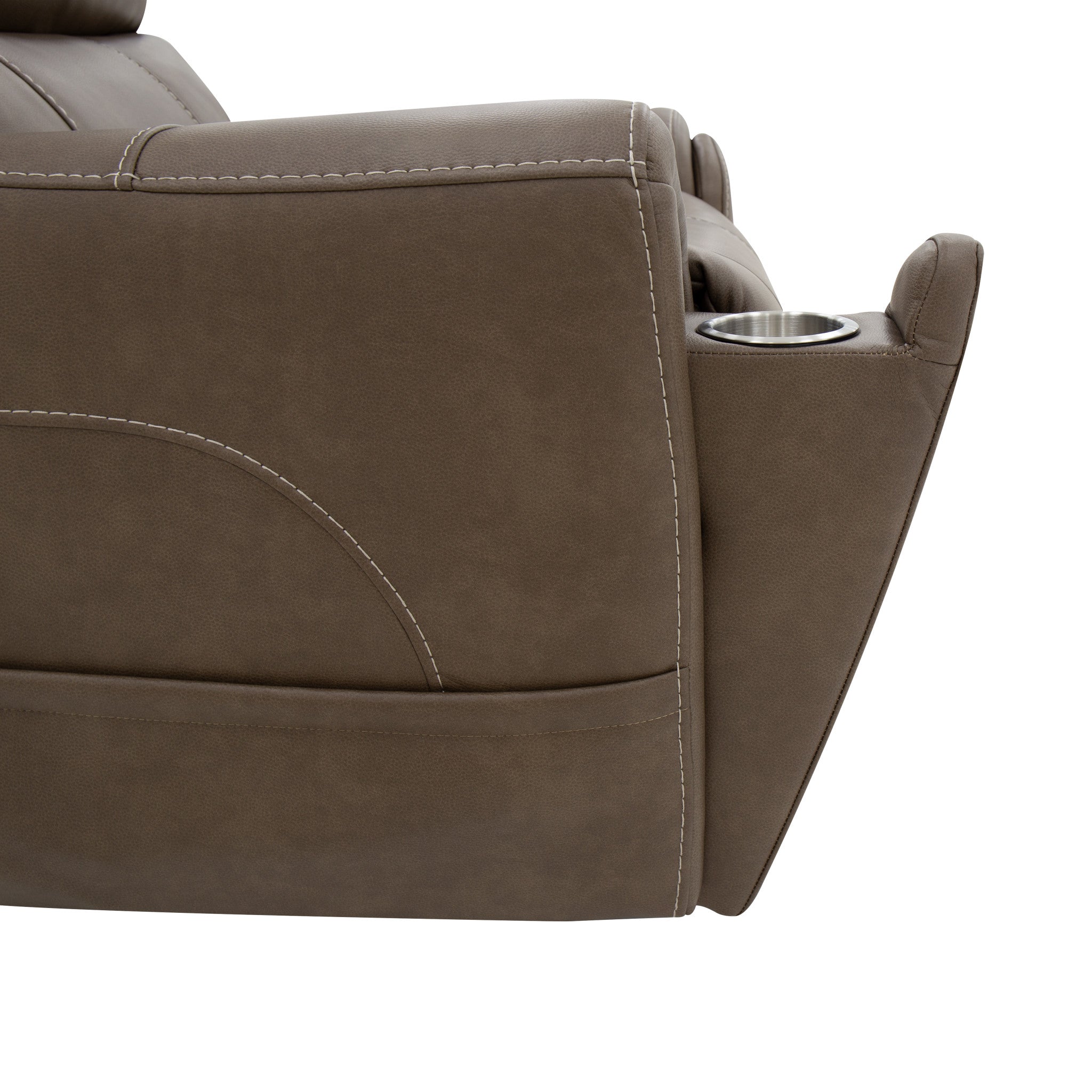 Carter Cappuccino Fabric Power Rocking Recliner with Power Headrest, Lumbar, Heat & Massage 6 Carter Cappuccino Fabric Power Rocking Recliner with Power Headrest, Lumbar, Heat & Massage