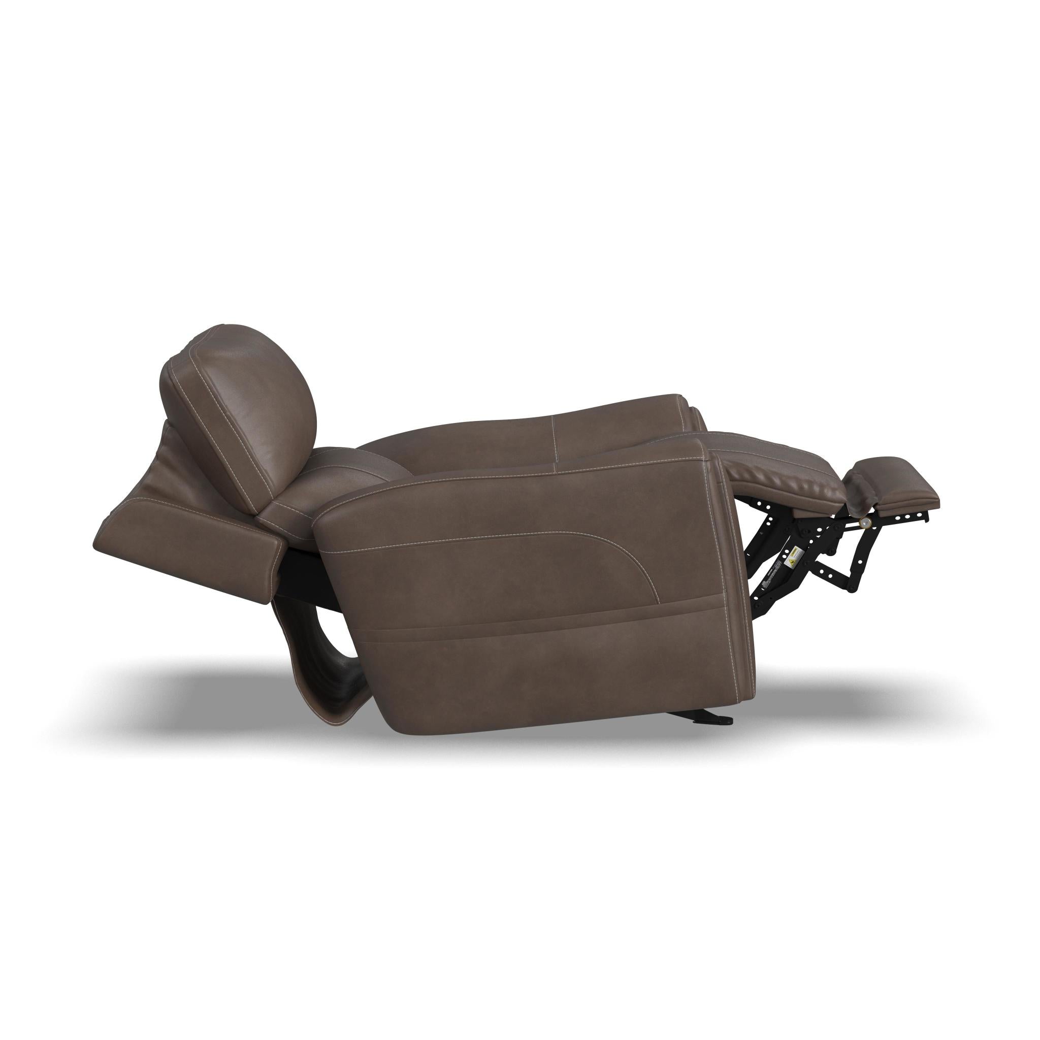 Carter Cappuccino Fabric Power Rocking Recliner with Power Headrest, Lumbar, Heat & Massage 7 Carter Cappuccino Fabric Power Rocking Recliner with Power Headrest, Lumbar, Heat & Massage