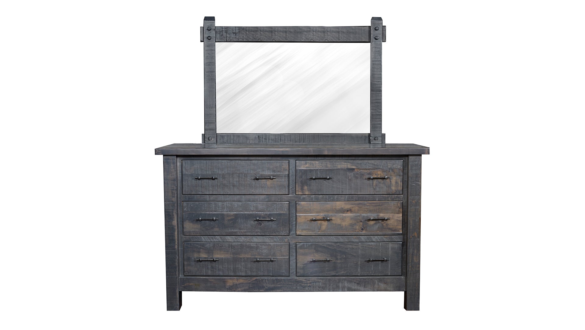 Conroe Slate Dresser & Mirror