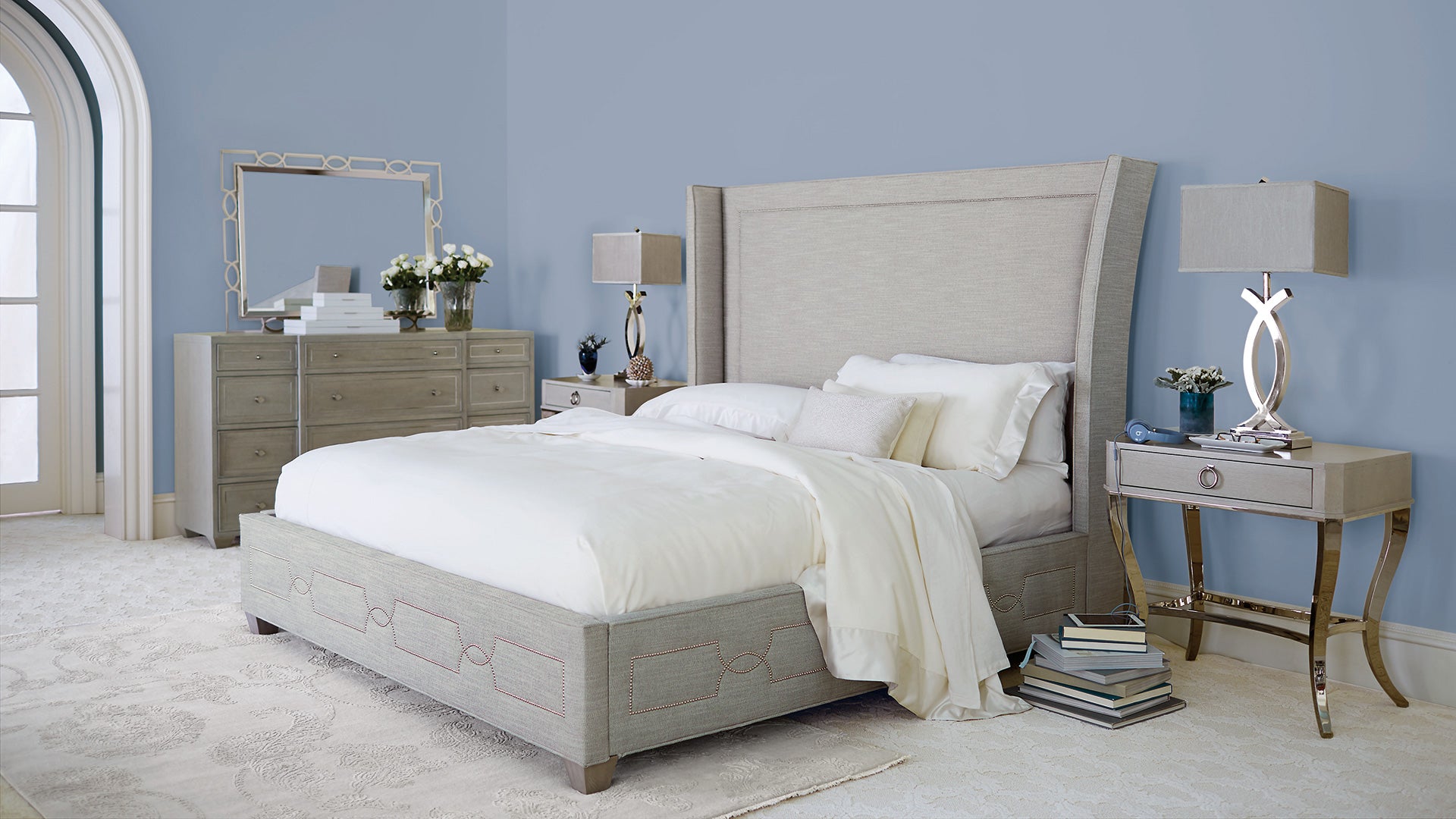 Criteria Upholstered King Bed 4 Criteria Upholstered King Bed