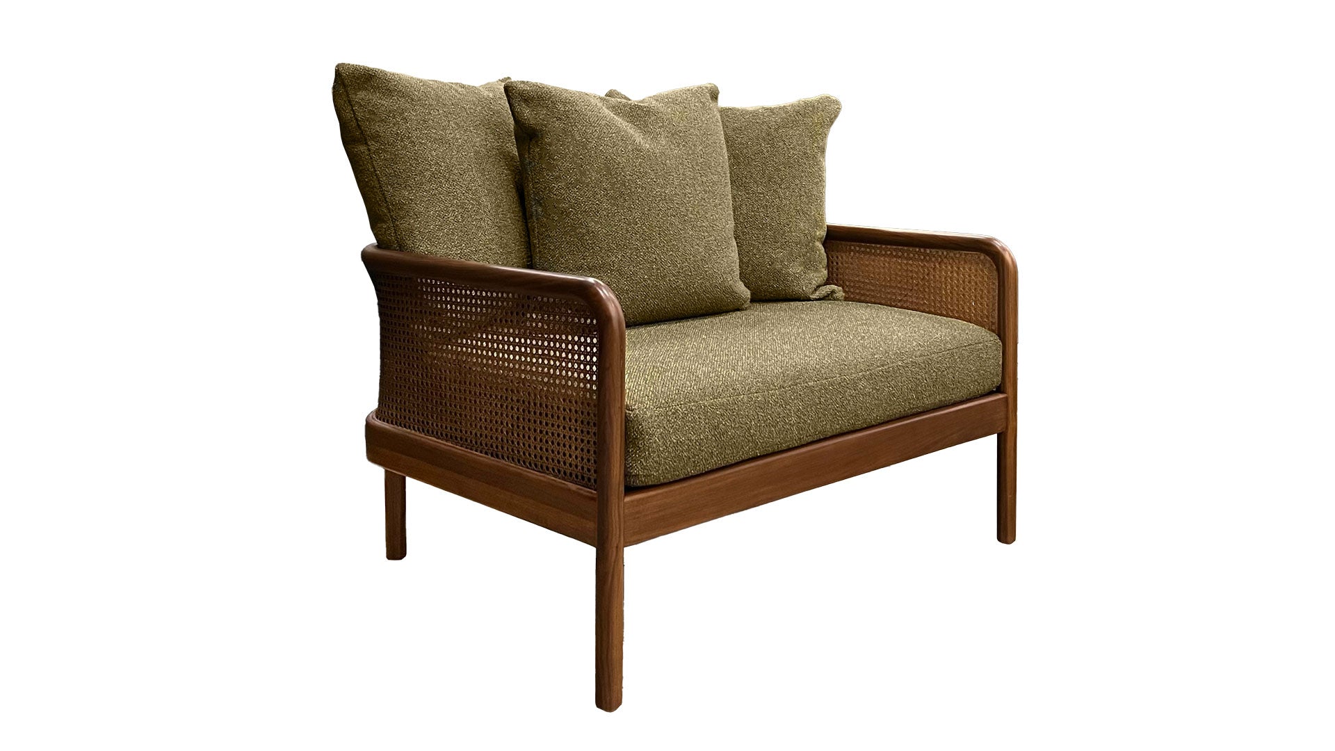 Flynn Caned Accent Chair