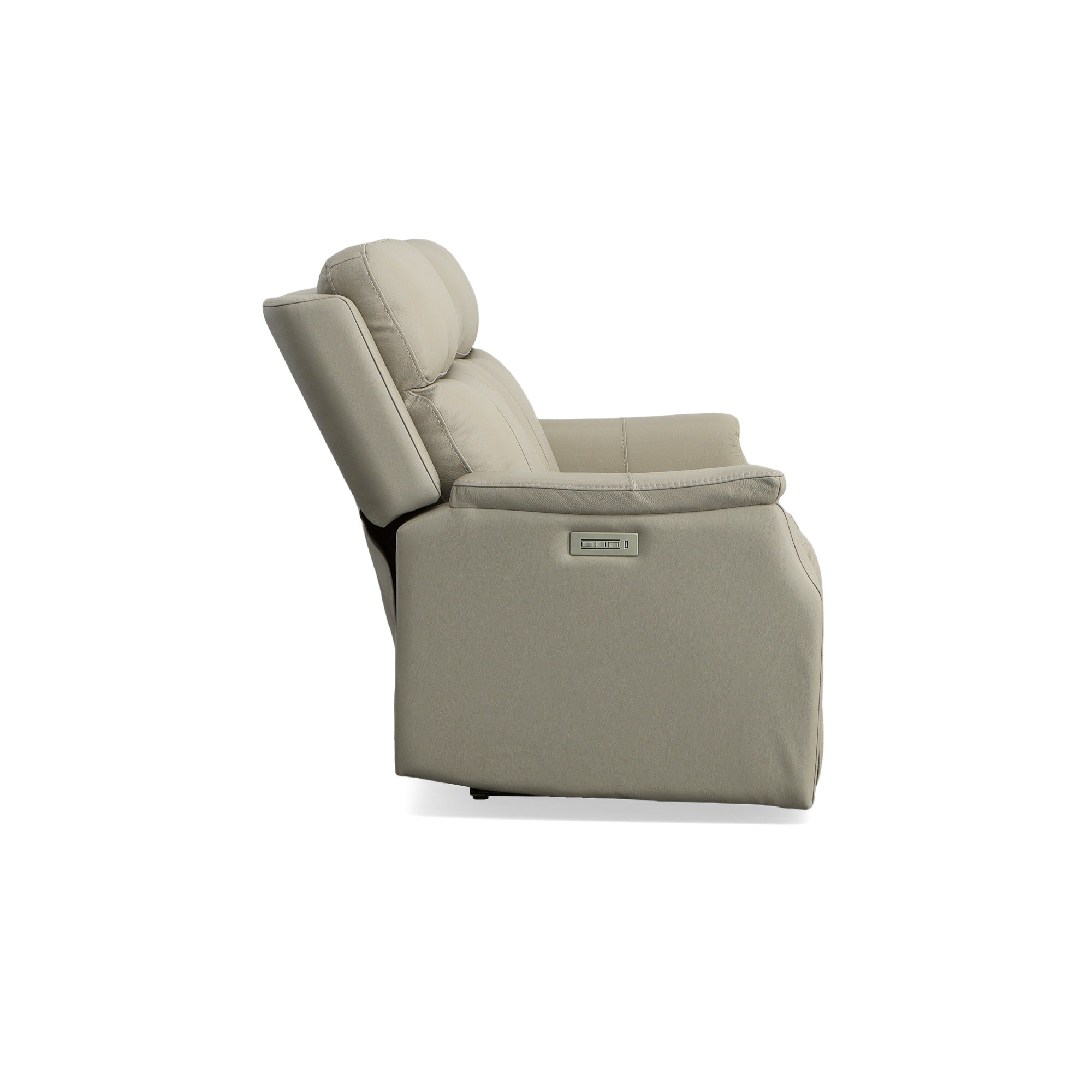 Easton Dove Leather Power Reclining Loveseat with Power Headrests & Lumbar 4 Easton Dove Leather Power Reclining Loveseat with Power Headrests & Lumbar