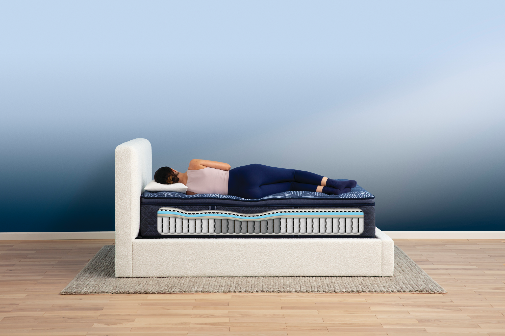 Twin Extra Long Size Serta Perfect Sleeper Cobalt Calm Plush Pillowtop Mattress 5 Full Size Serta Perfect Sleeper Cobalt Calm Plush Pillowtop Mattress